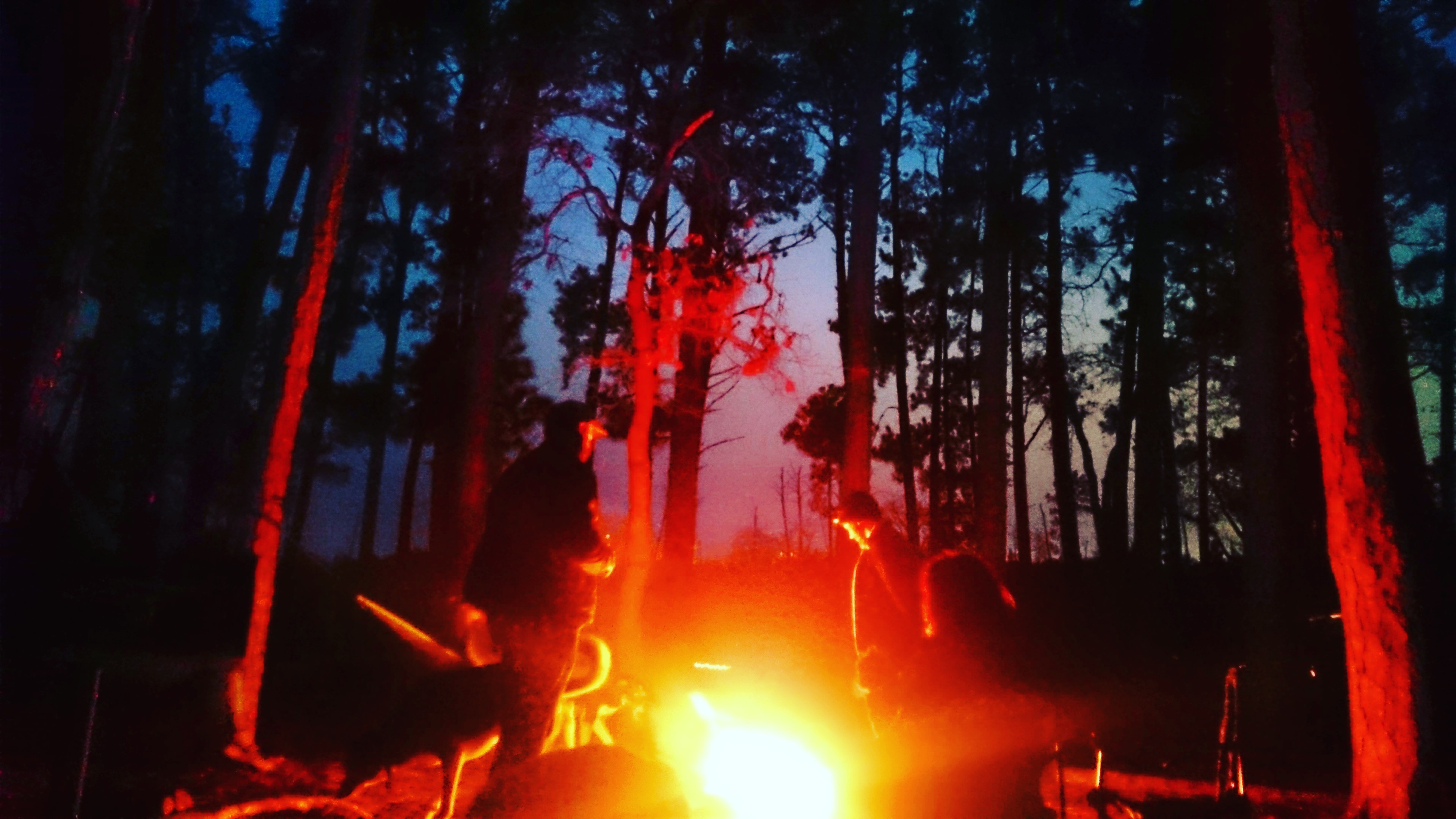 Bastrop state park night before last camping