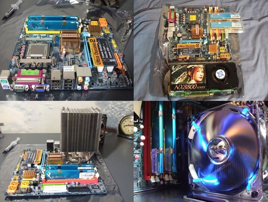 The colorful days of motherboards. Gigabyte Ultra Durable 2. r/gamingpc