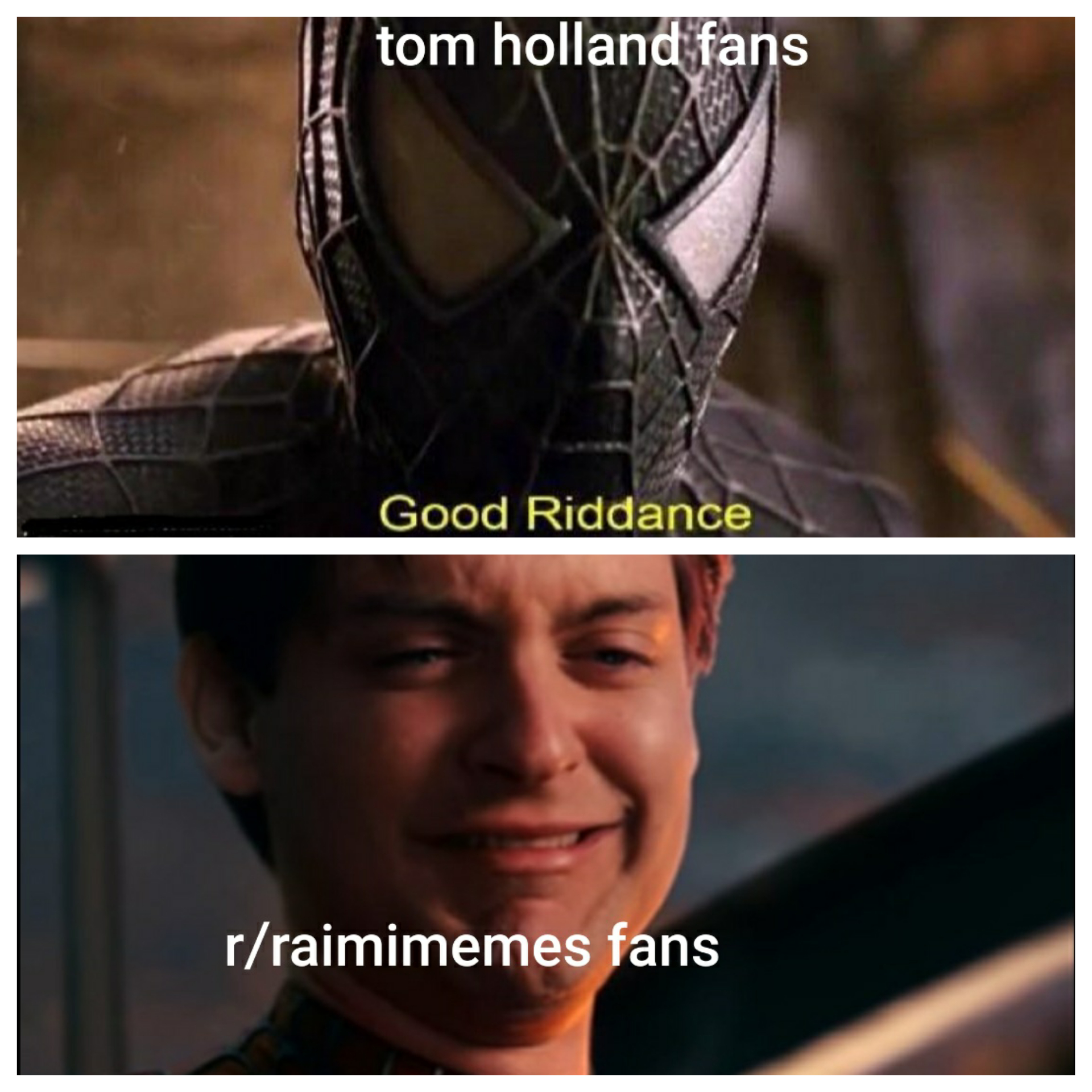 Tobey Maguire Cry And Smile Memes