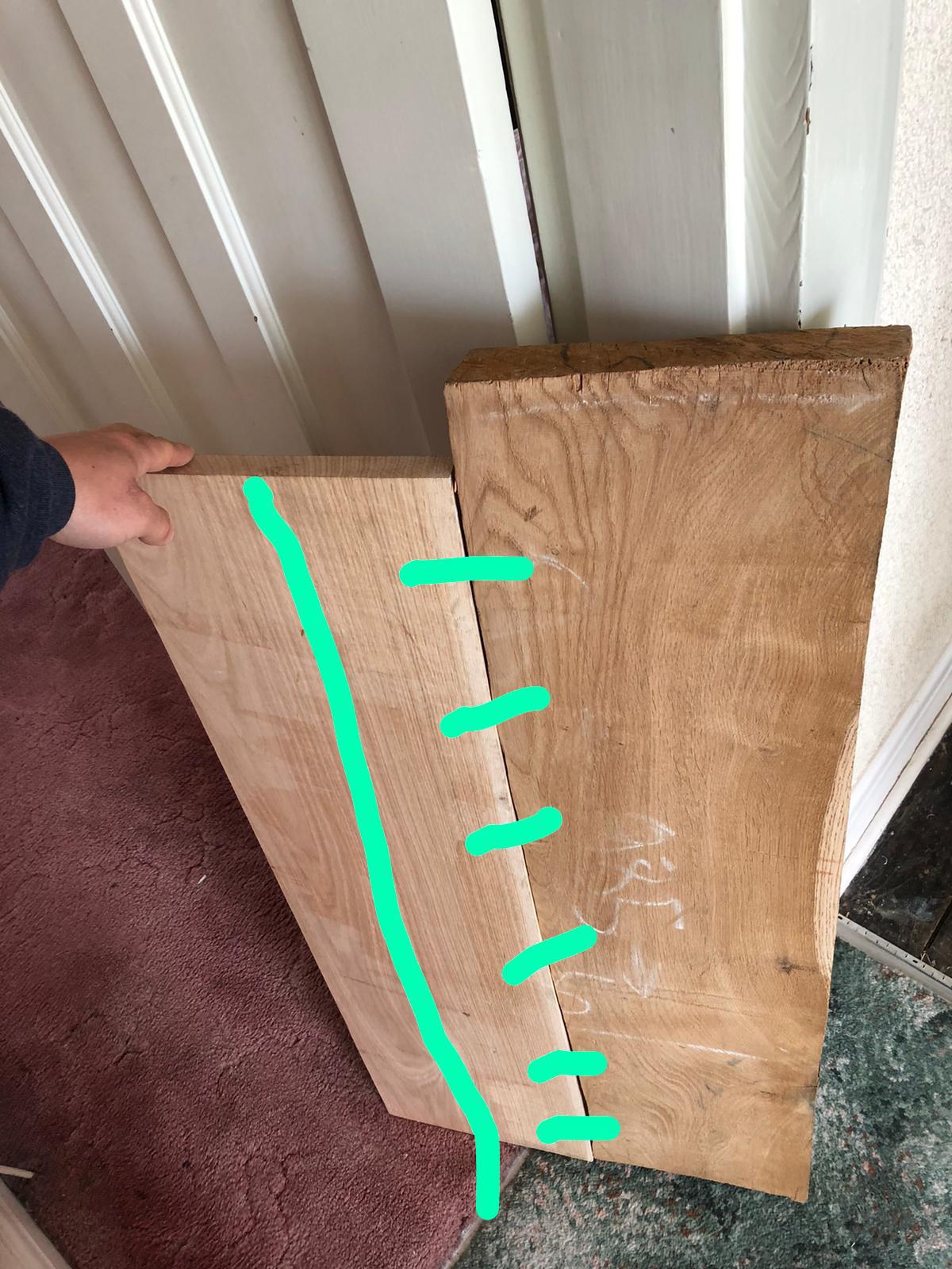 I’m trying to make a large Japanese planing board, to add width I was