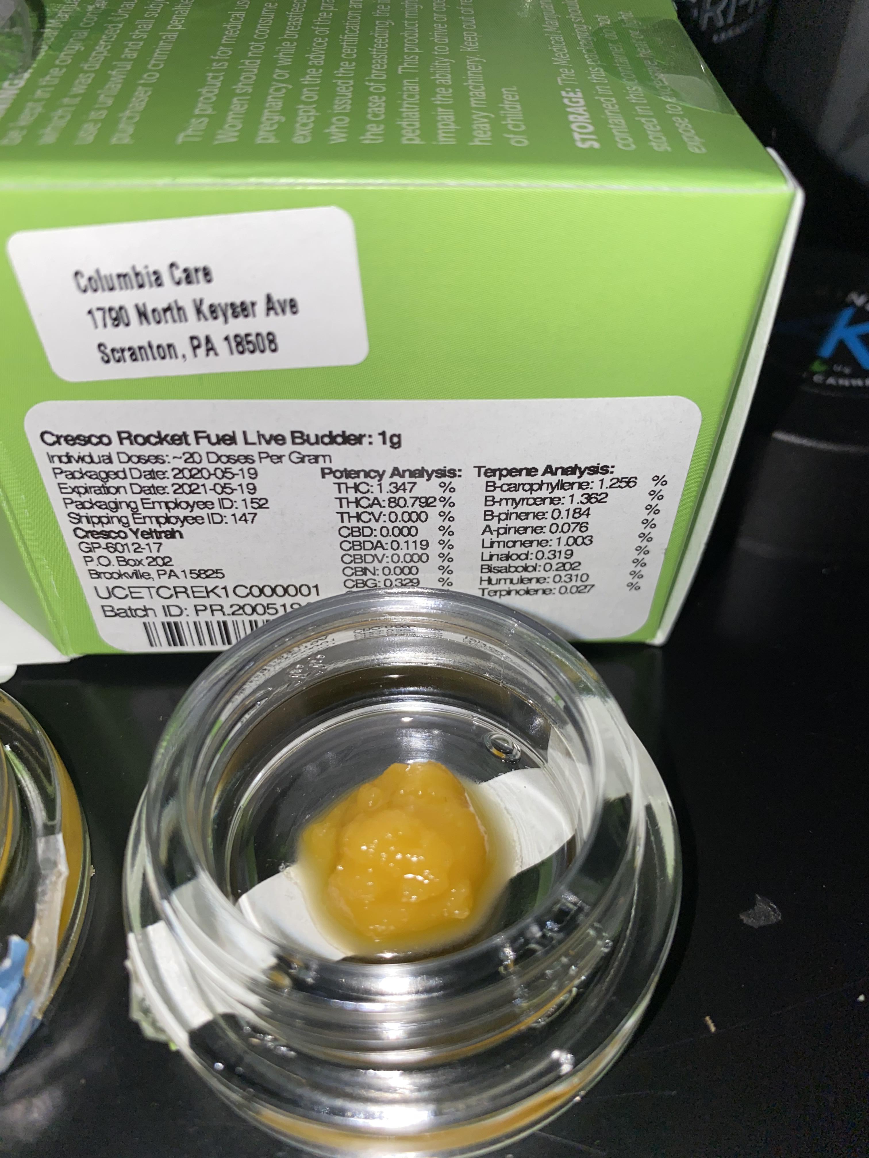 Cresco rocket fuel 🚀 ⛽️ is one of my new favorites. Super potent budder