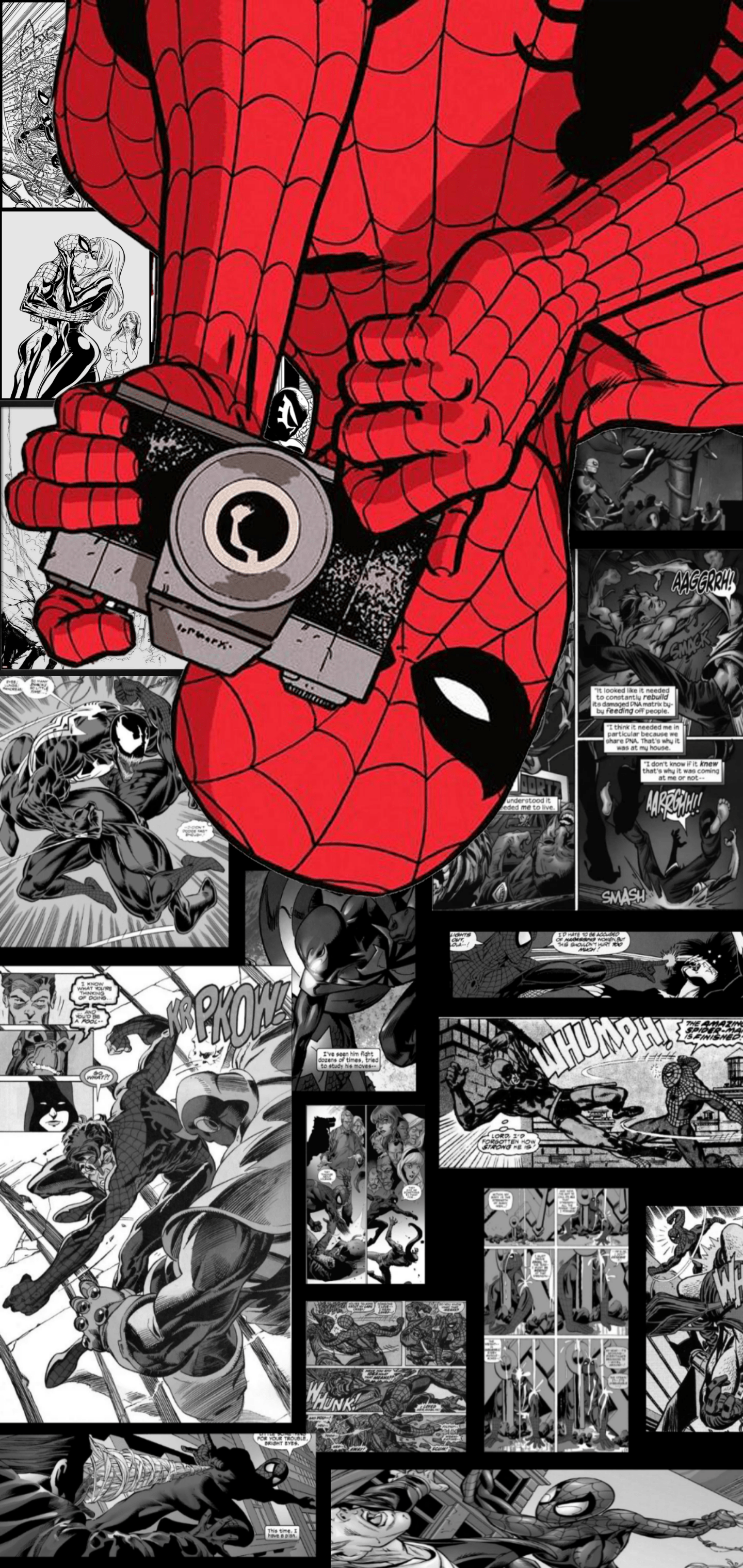 Spiderman Comic Background
