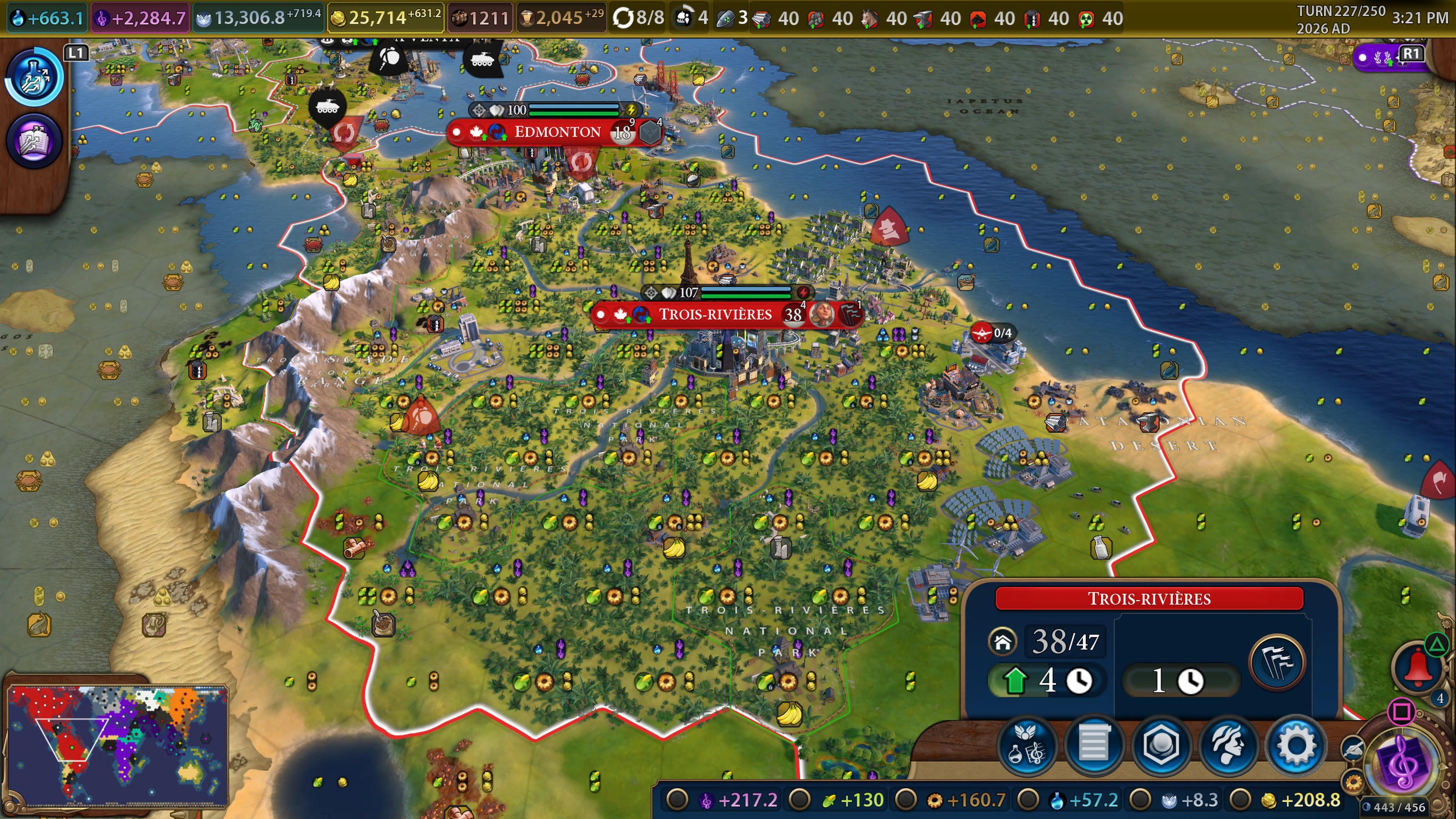 (Updated) My biggest city in civ 6 r/civ