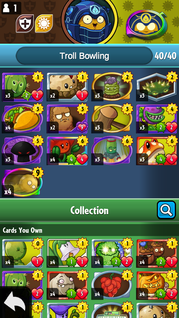 Wall knight ultimate troll deck r/PvZHeroes