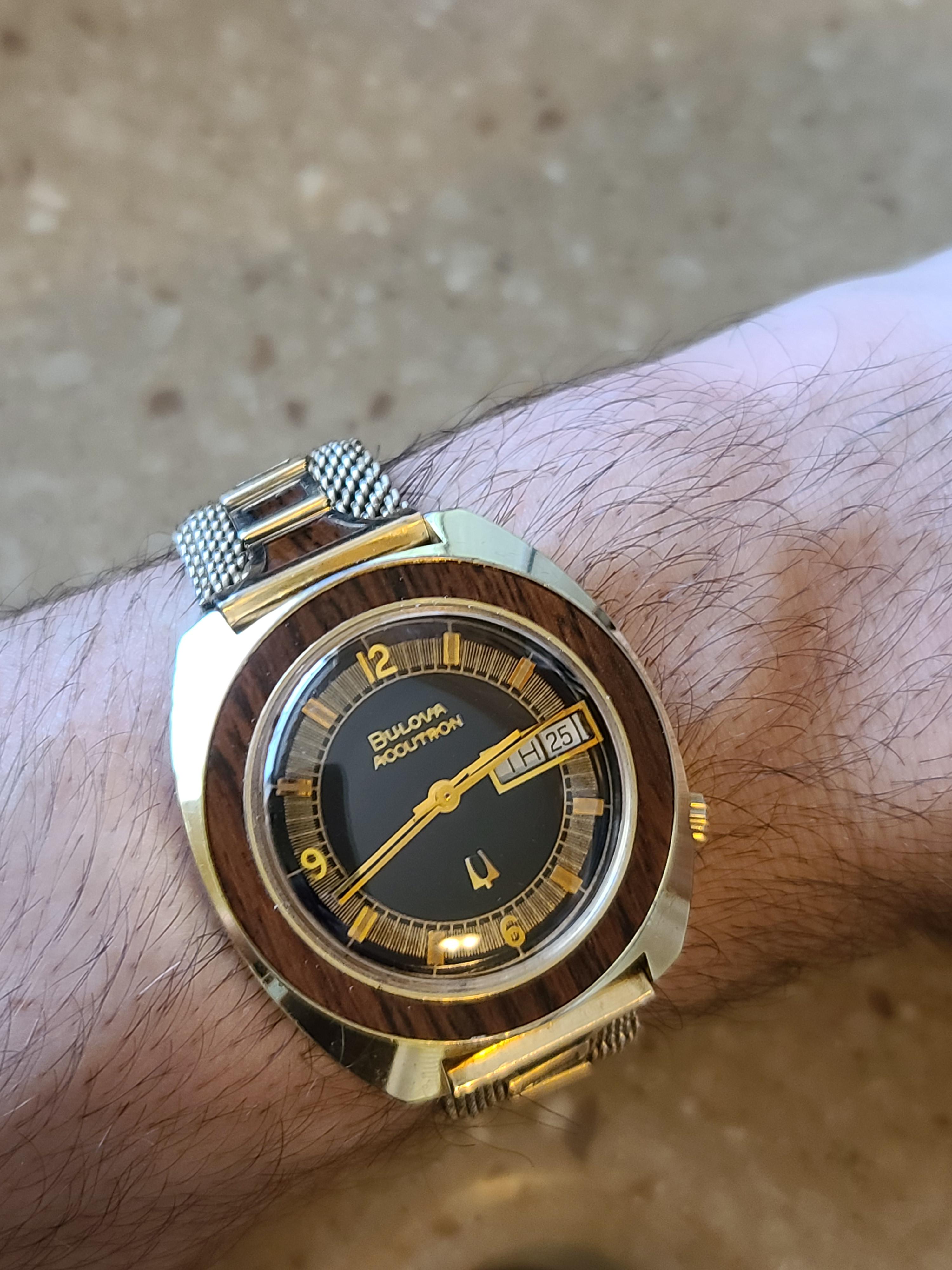 [Bulova Accutron "Woody" 1970s] A handmedown that's still fashionable