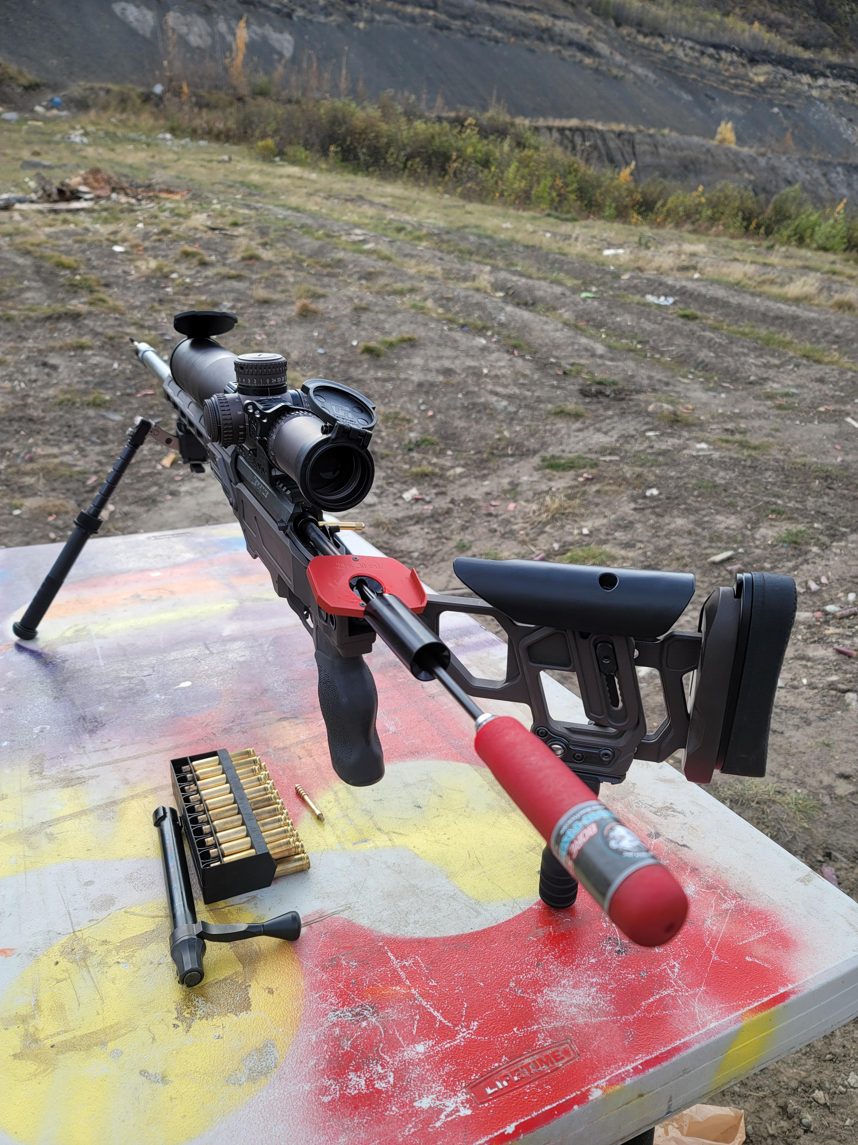 One of the many benefits of a folding stock. r/longrange