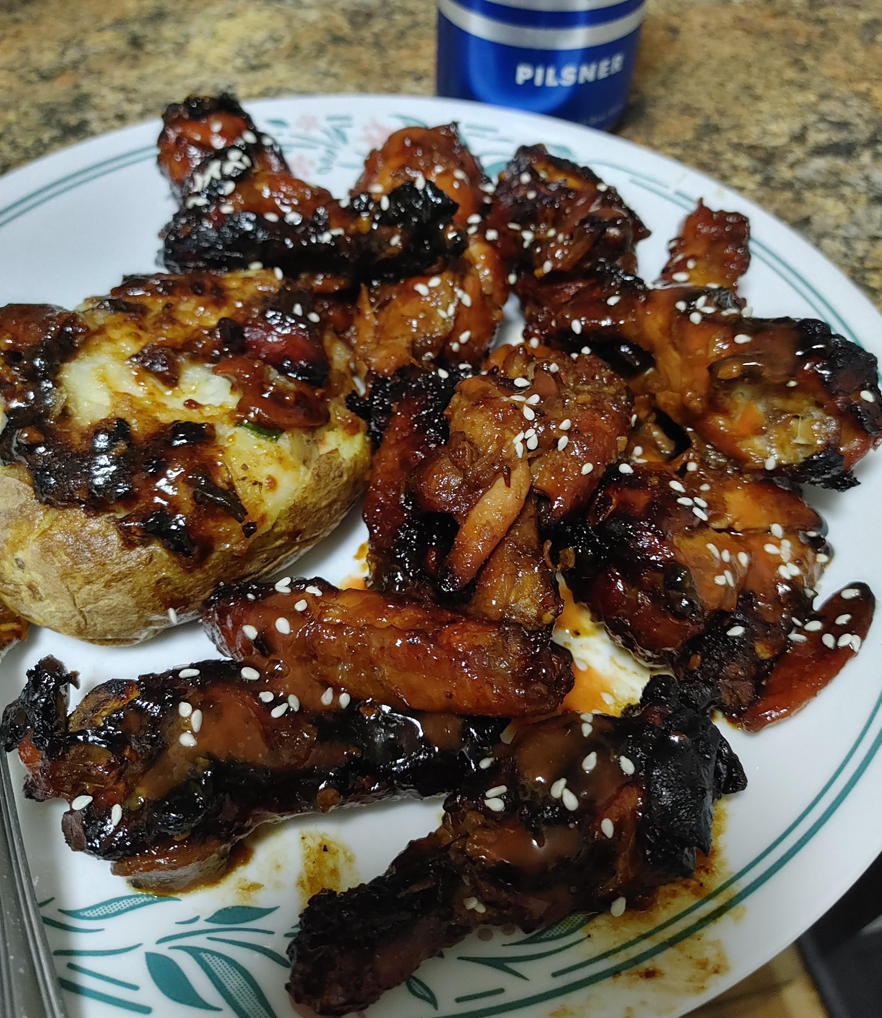 Slow cooker Korean bbq chicken wangs r/FoodPorn