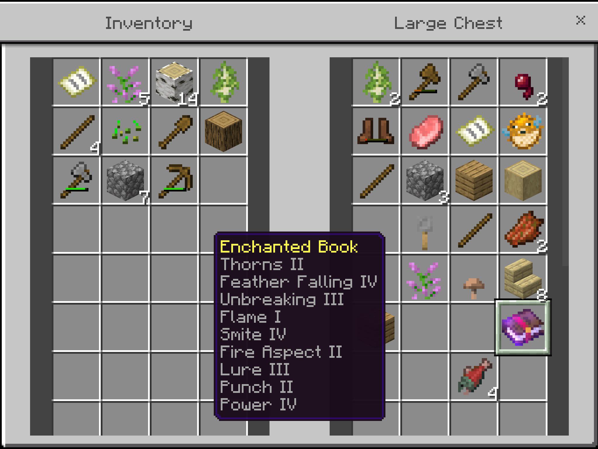 Just got this awesome enchanted book while fishing in survival mode r