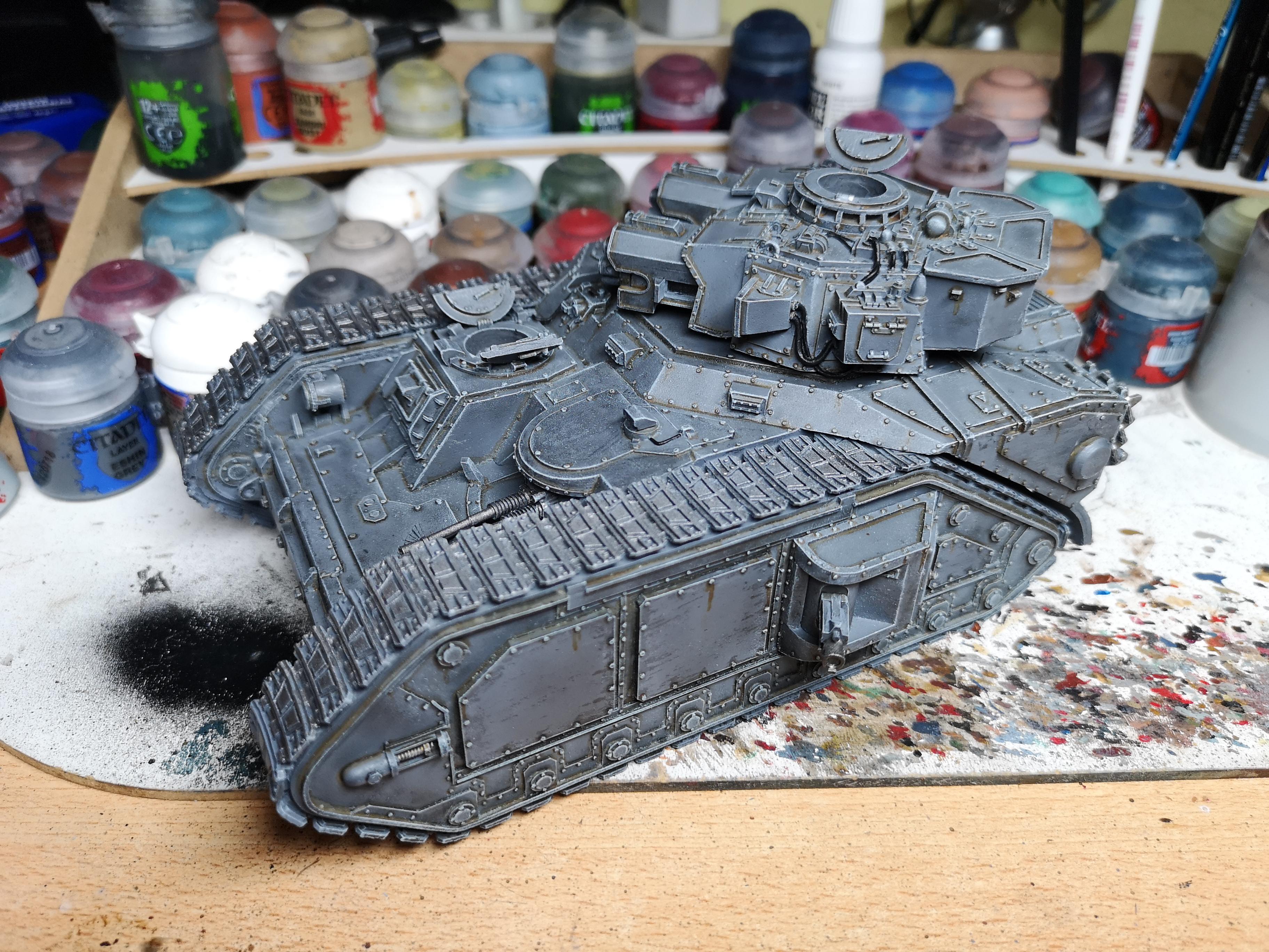 Dry brushing with celestria done r/Warhammer40k