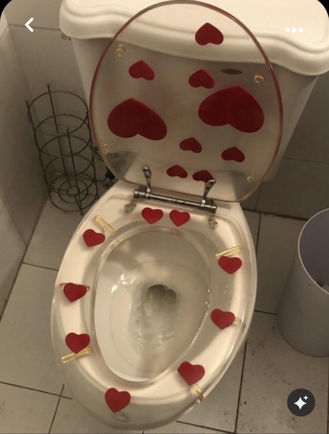 Can someone help me find where I can buy this translucent heart toilet