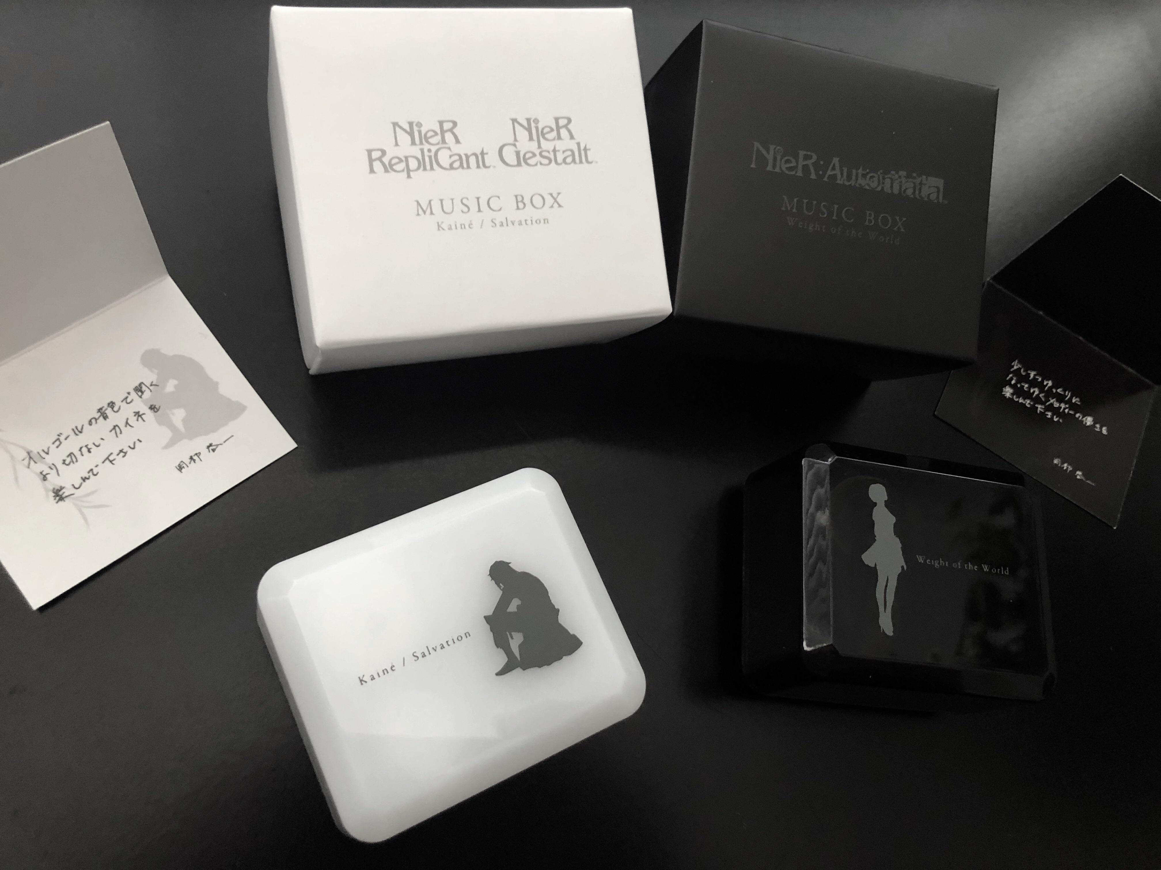 Both NieR RepliCant & Automata Music Boxes Finally Together! r/nier
