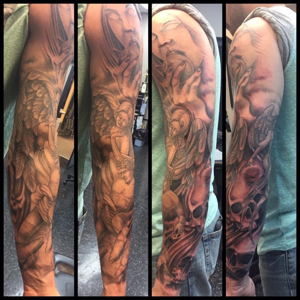 Pic of a sleeve done a few years back in Olathe, Kansas at