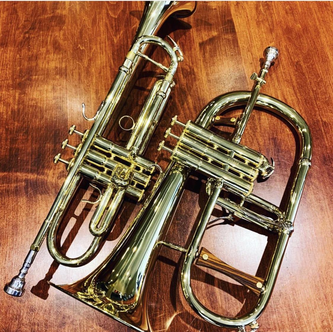 42L Artist Series Trumpet and it’s partner the 779L Flugelhorn. A