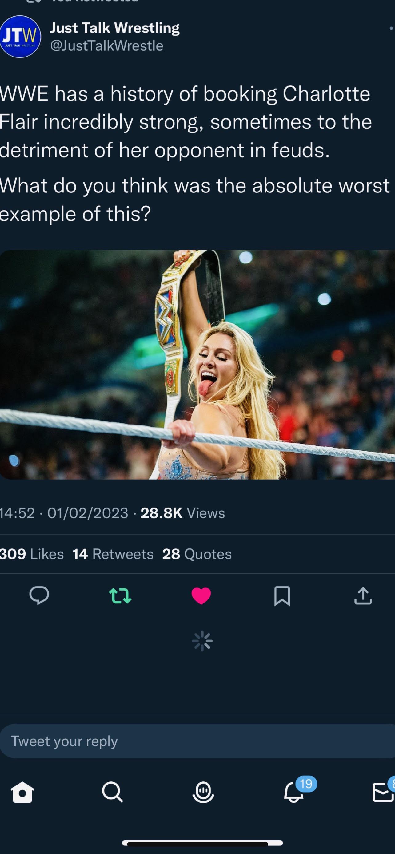 Everything Its Simple Charlotte Flair Is Not The Level Of Star Wwe