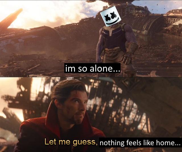 Trying to find my way back home to you marvelmemes