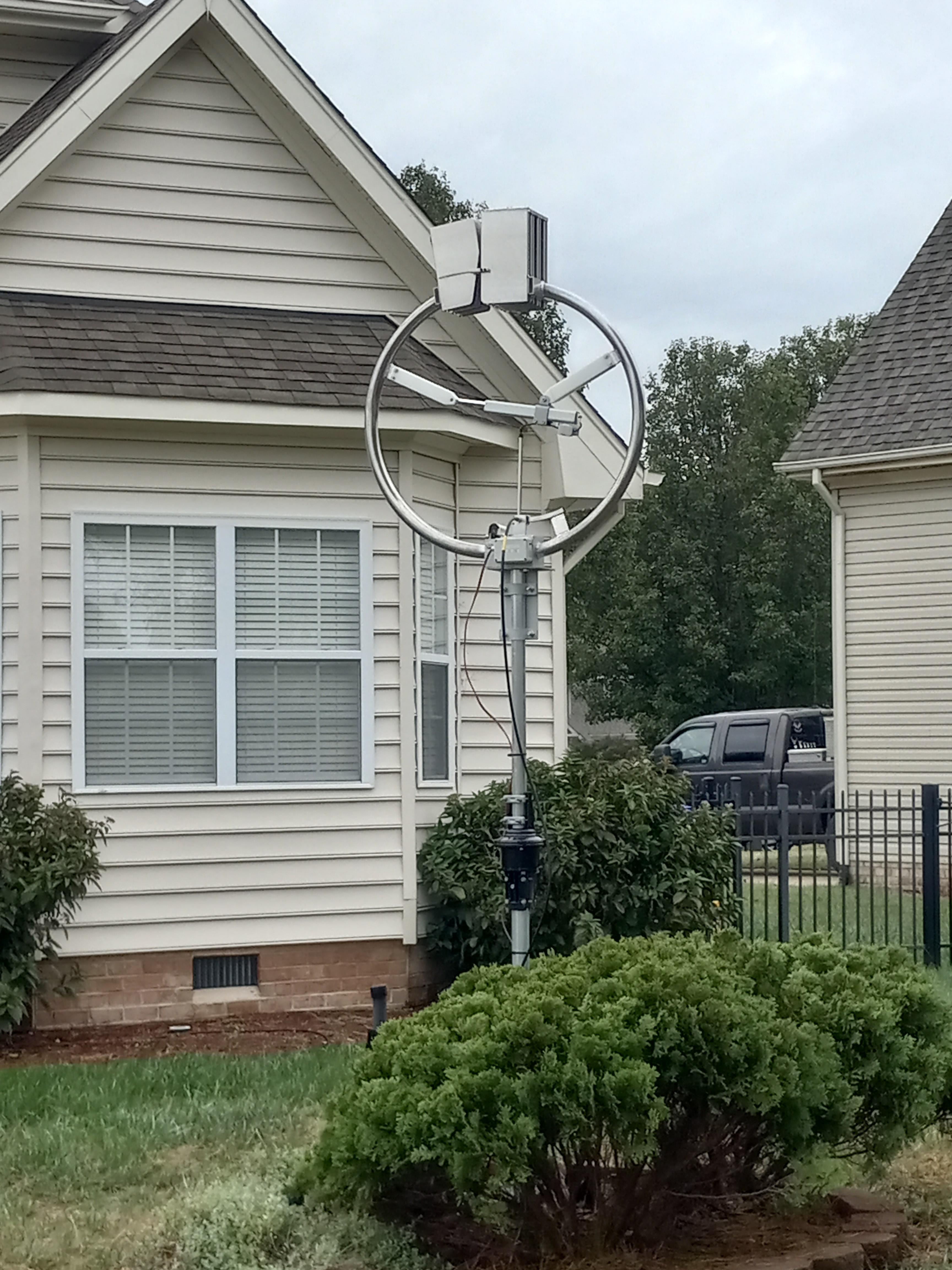 antenna like thing found in a back yard near a golf course? r