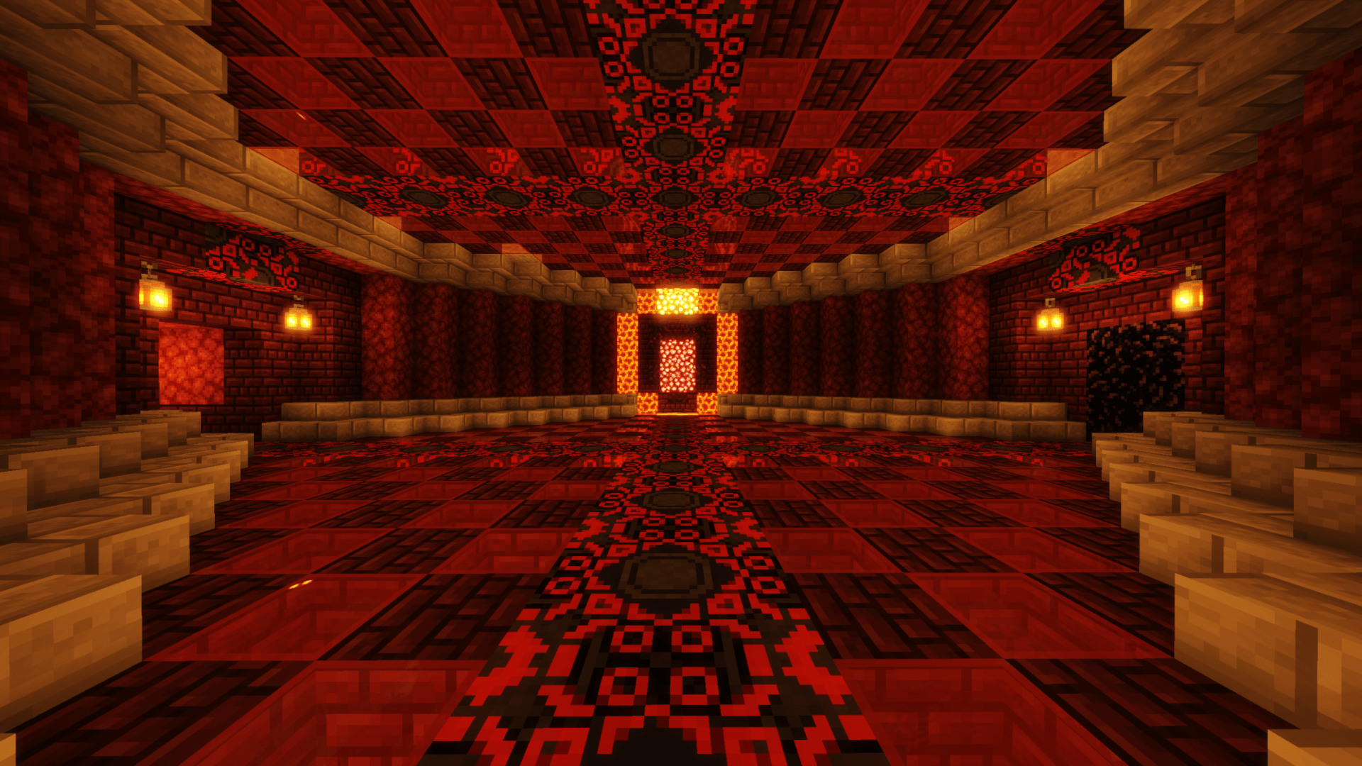 [WIP] Opinions on my first nether room? r/Minecraft