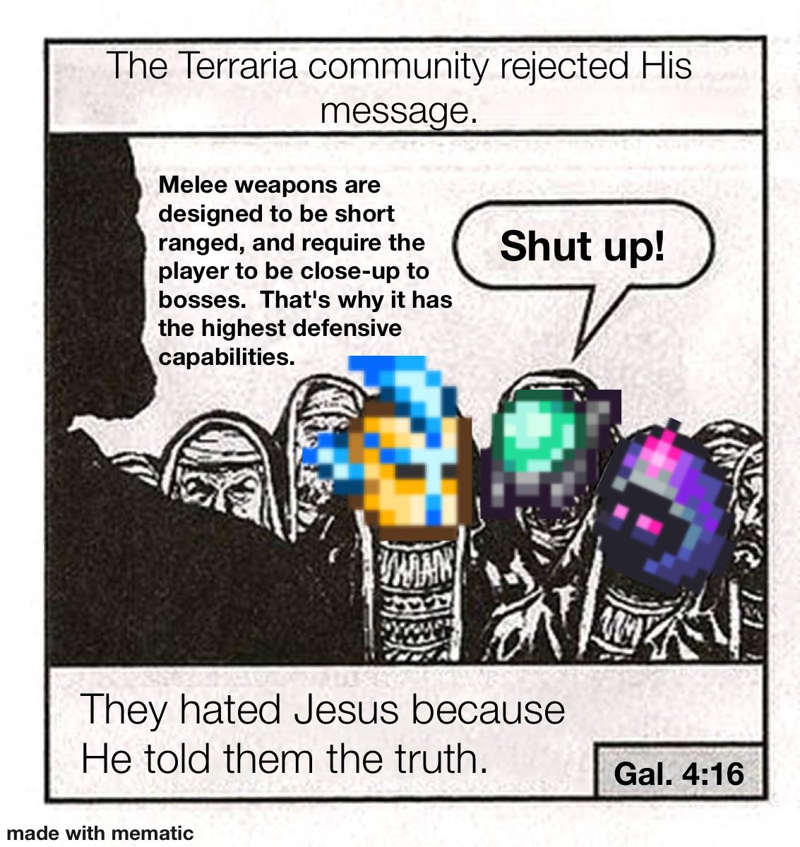 Melee r/Terraria