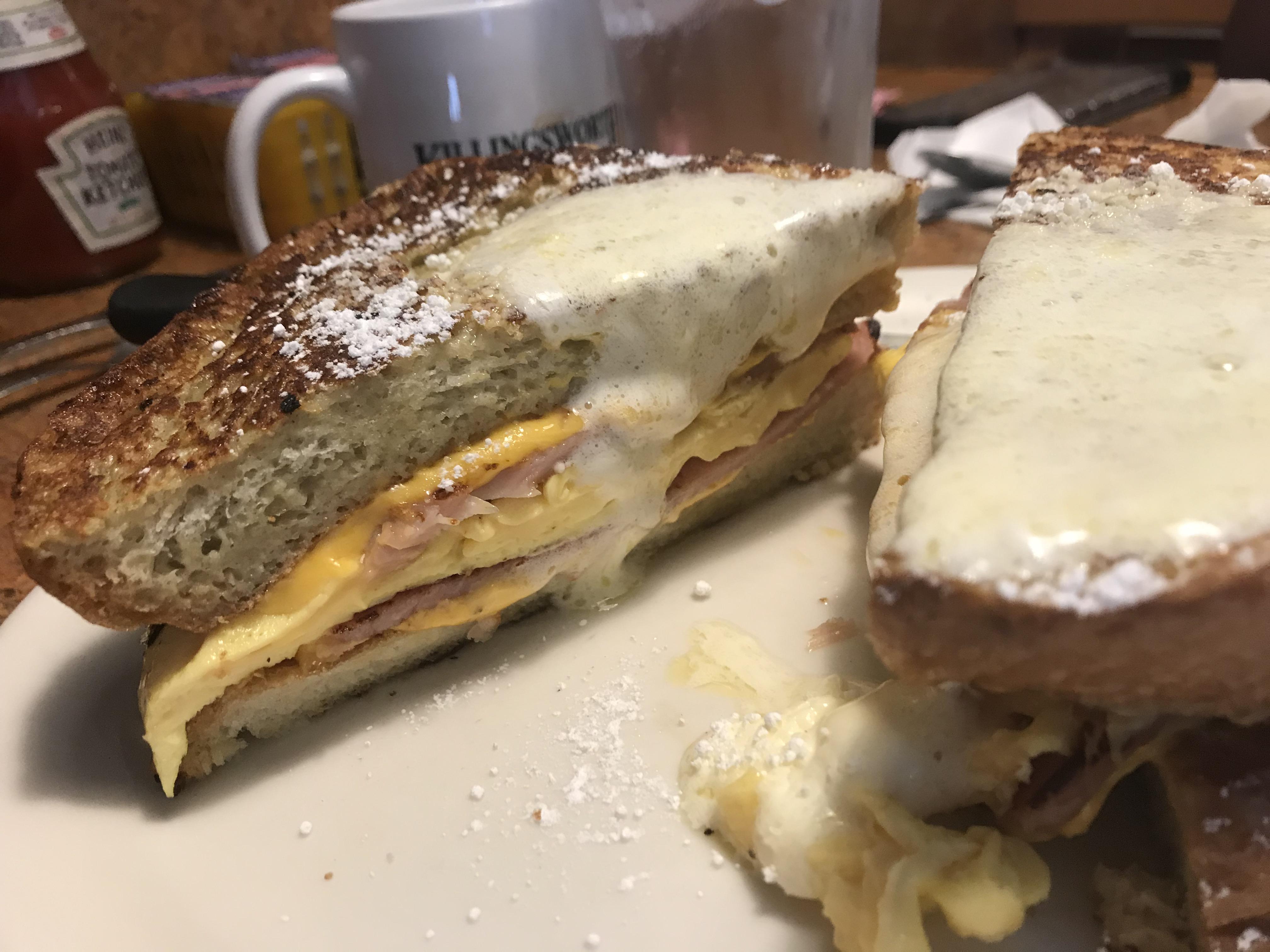 French toast sandwich at Florida Cracker r/FoodPorn
