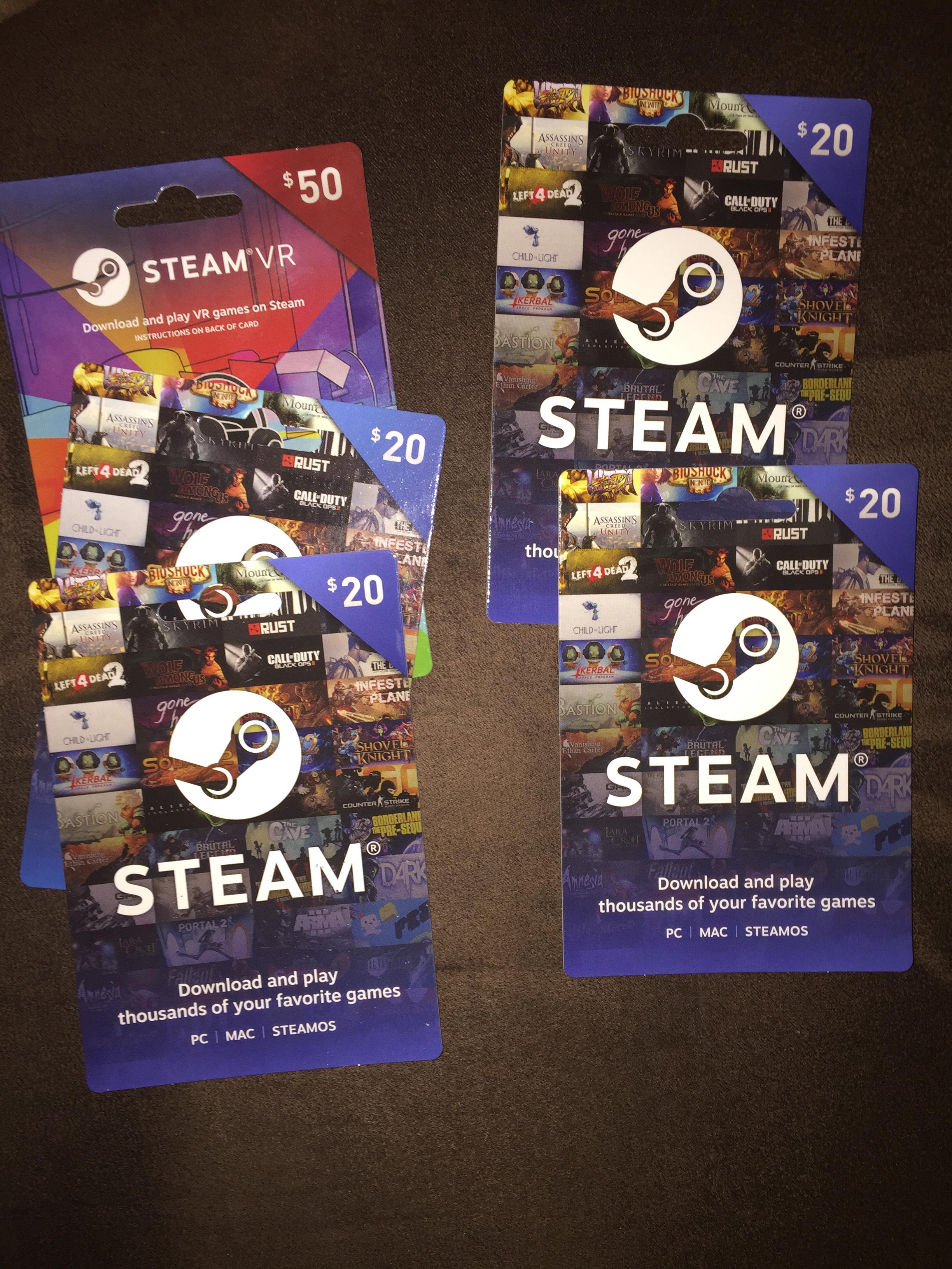 Took advantage of that 30 Gamestop trade offer on Steam cards...They