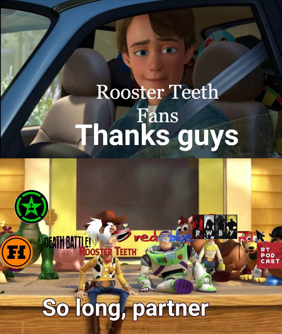 Best to post every RT subreddit after 21 years. Thank you Rooster Teeth