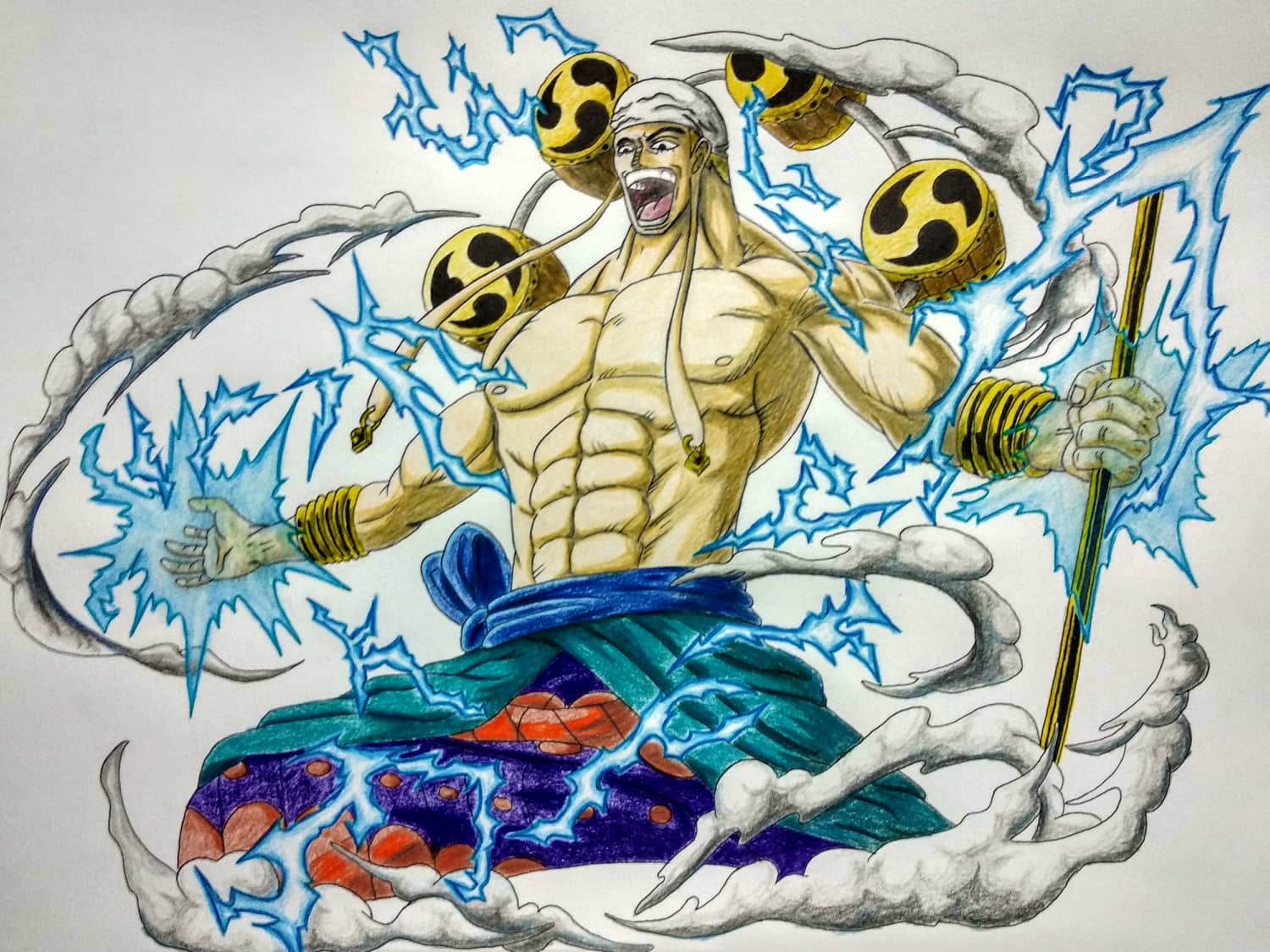 enel (optc 6+) drawing..! r/OnePiece
