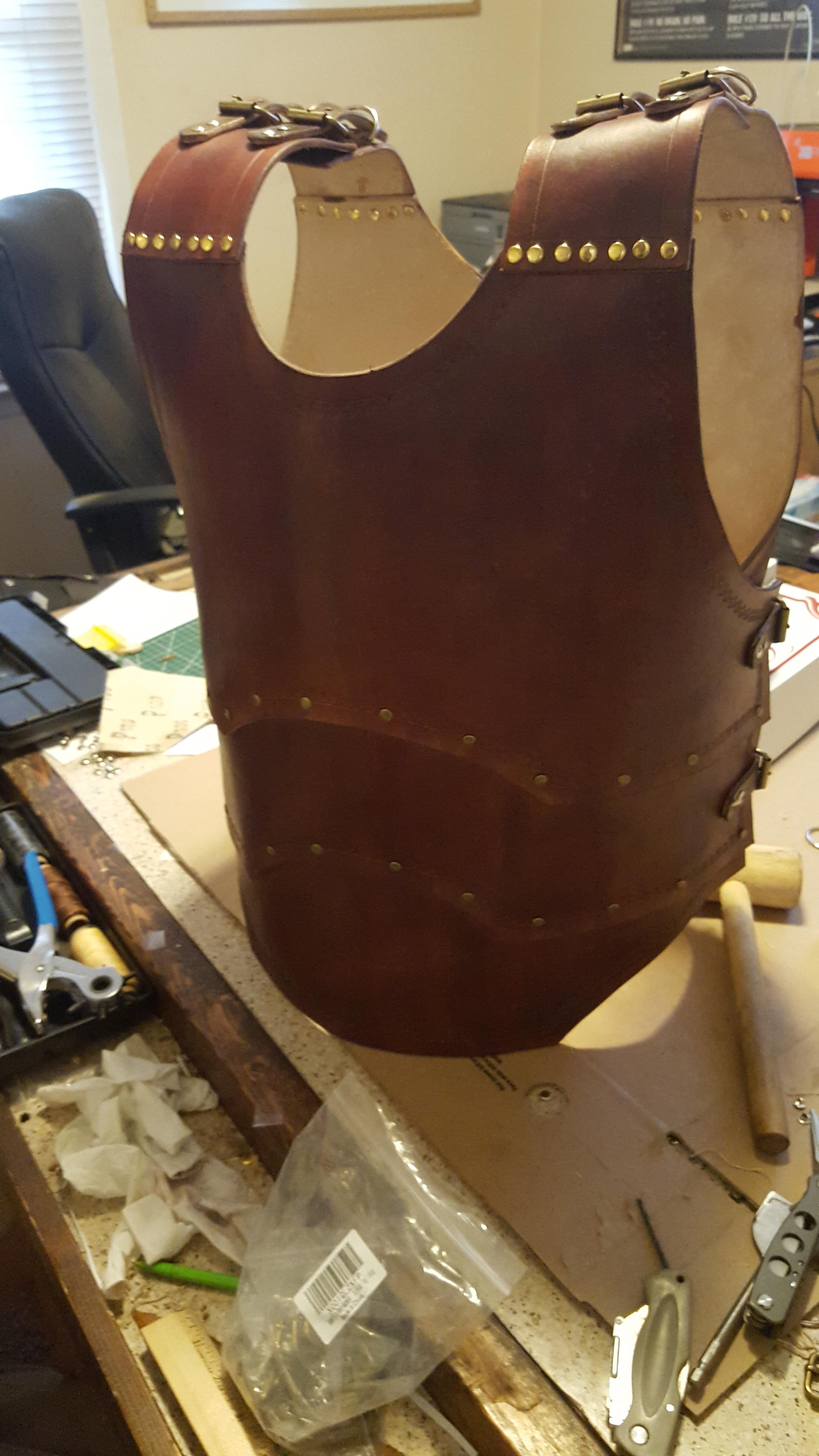 Leather Armor An attempt was made. Pointers r/Leathercraft