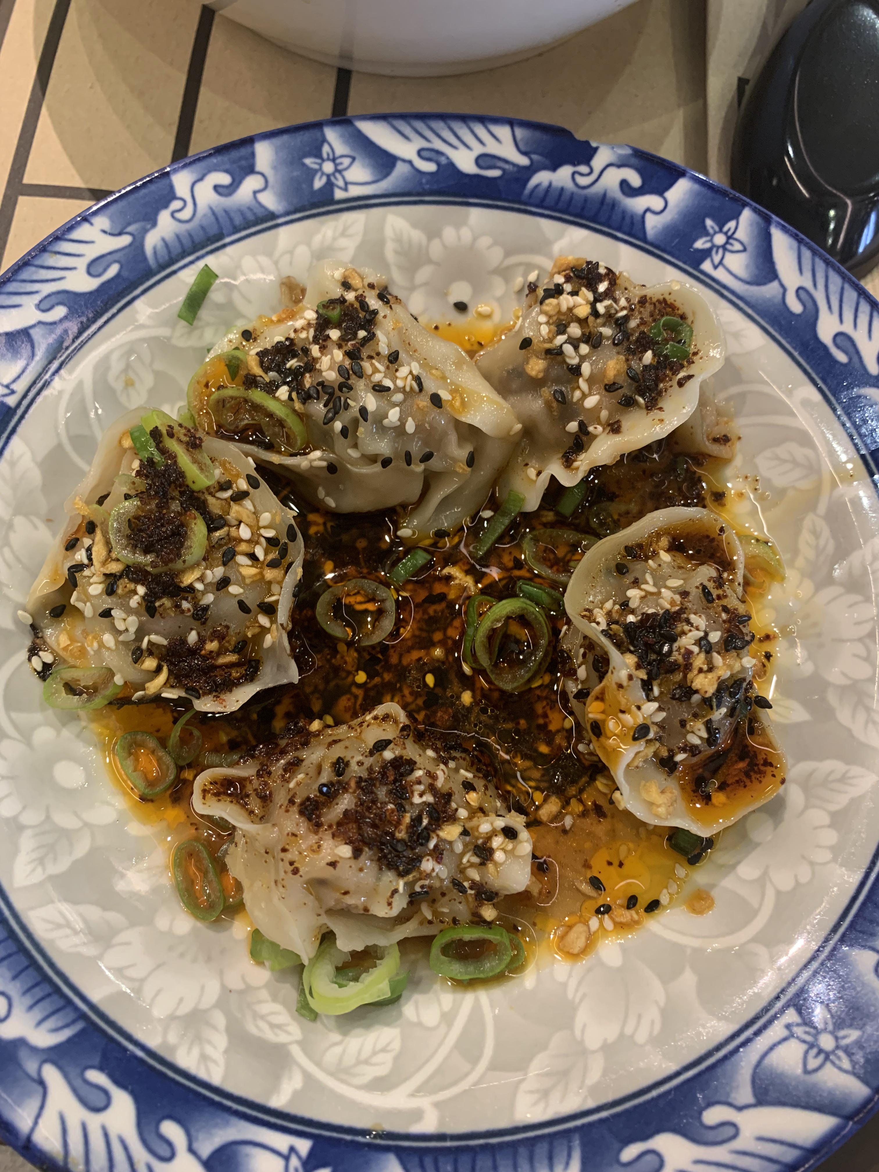 [I ate] Dumplings in chili sauce r/food