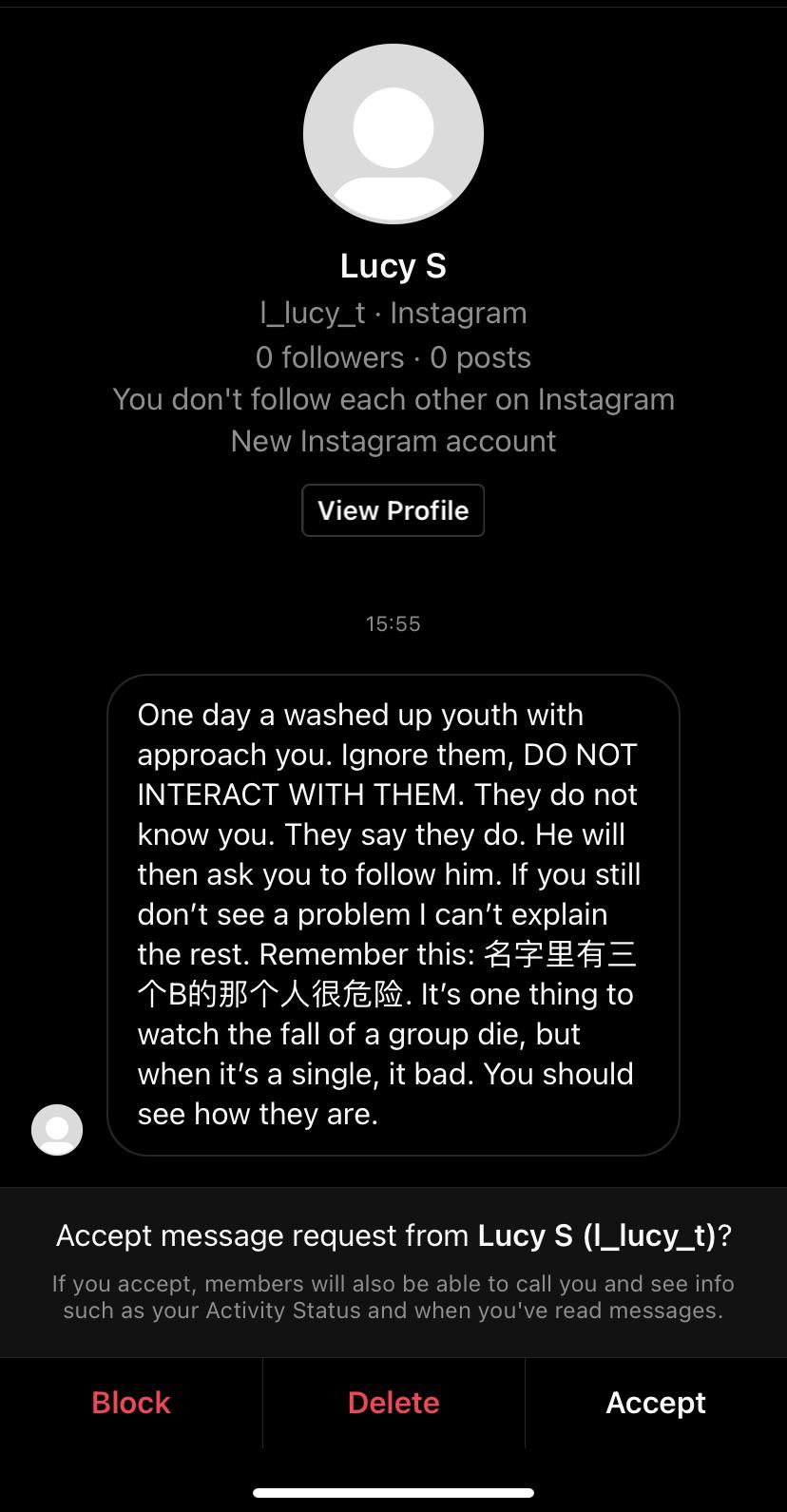 Weird DM? i recently got this DM on my instagram and was wondering if