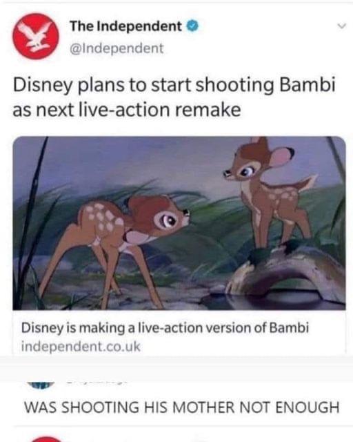 leave poor bambi alone r/DisneyMemes(04)