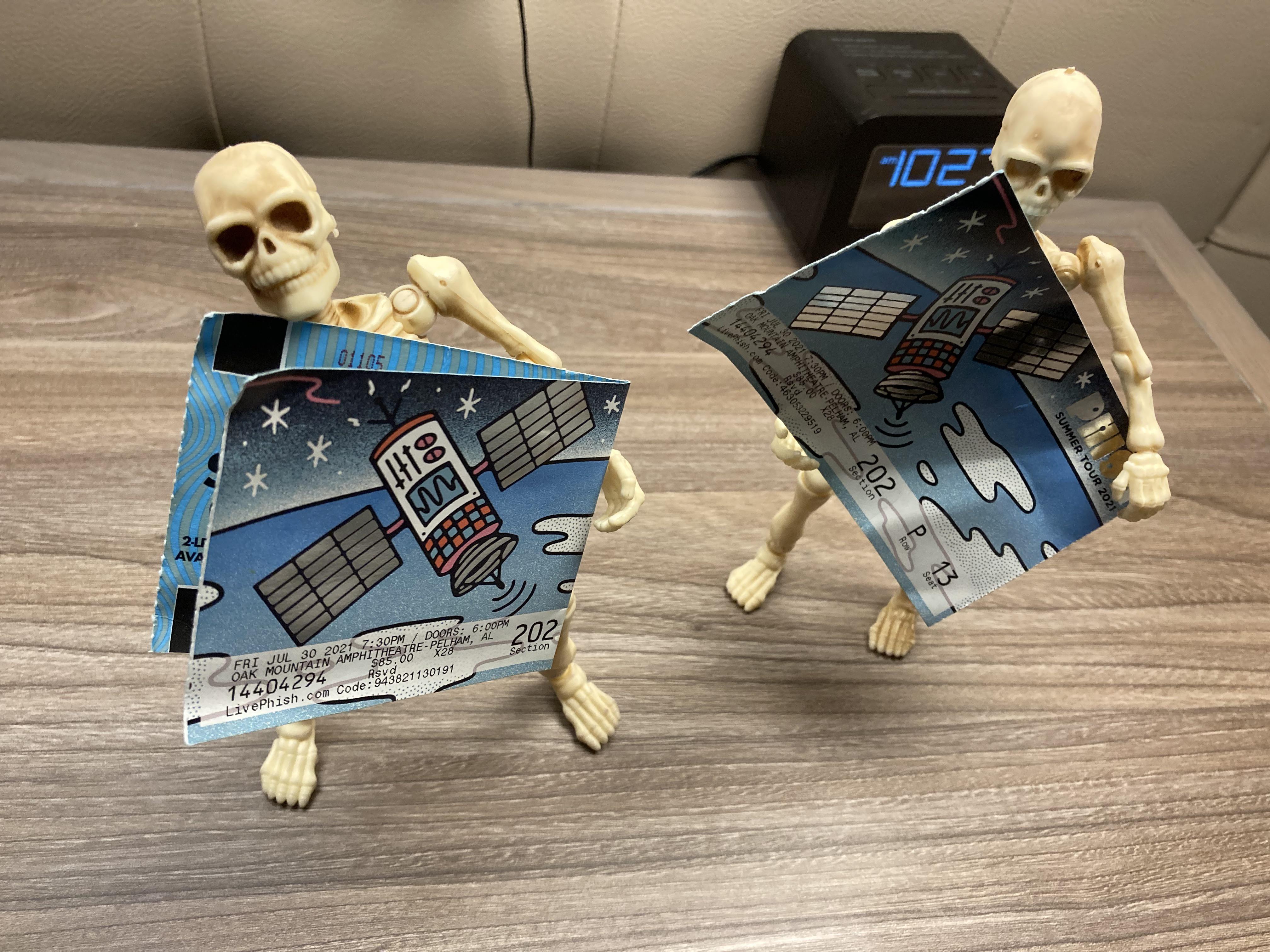 Two codes from Oak Mountain. r/phish