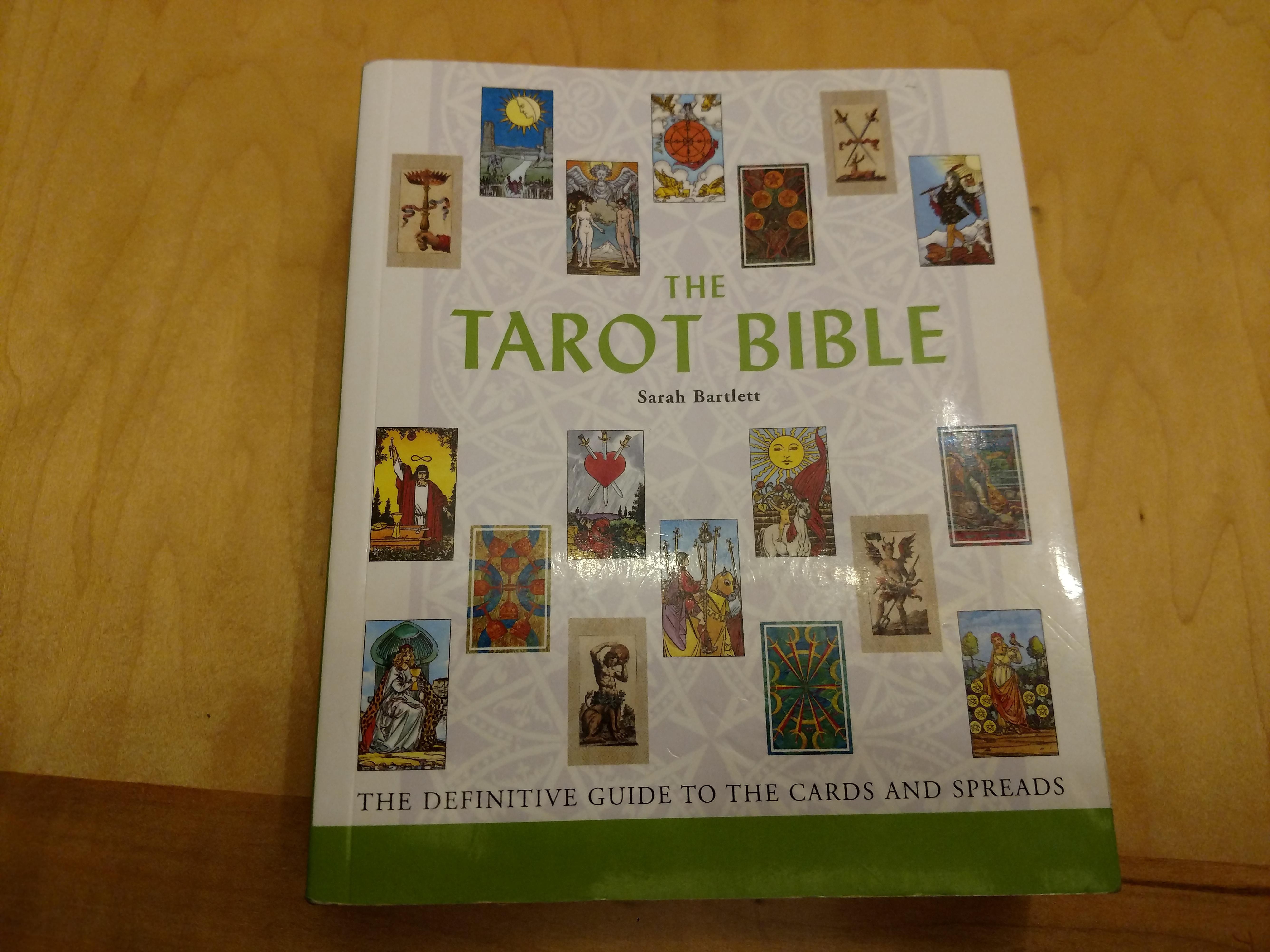 Book Review The Tarot Bible by Sarah Bartlett r/Tarotpractices