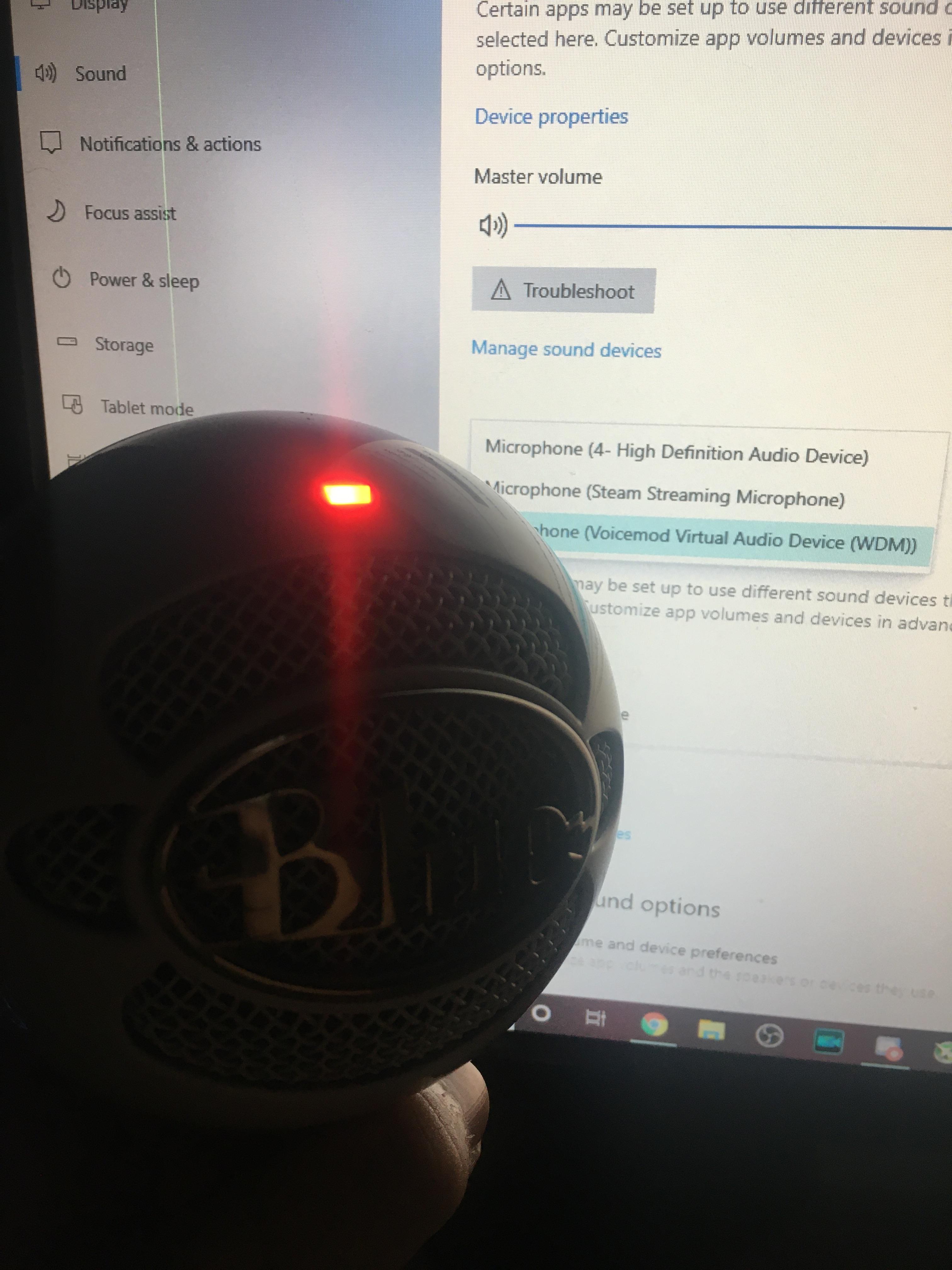 Microphone not working, I have a blue snowball mic and it stopped