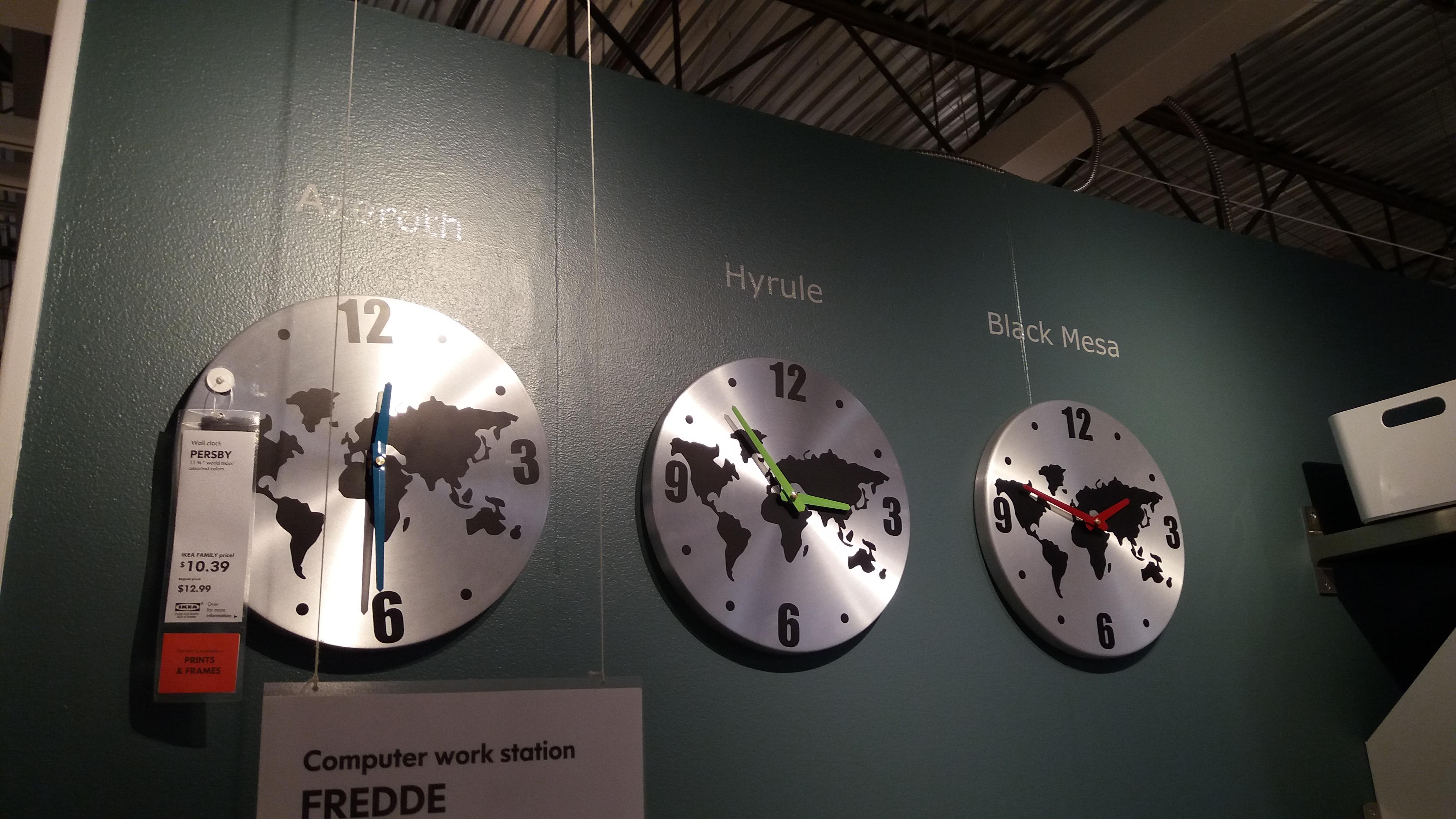 The clocks at IKEA know what's up. r/gaming