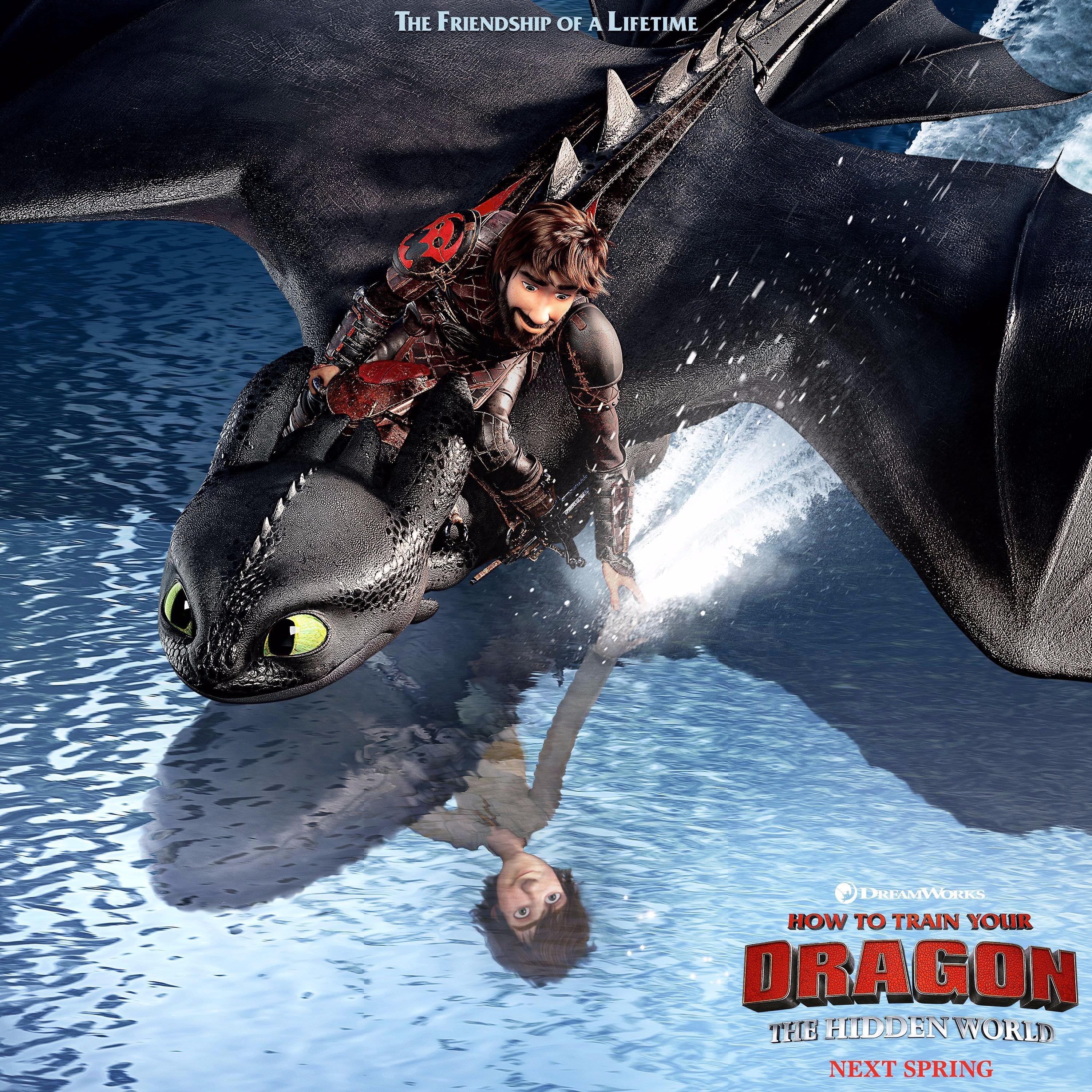 How To Train Your Dragon The Hidden World — New Poster (HIGH QUALITY
