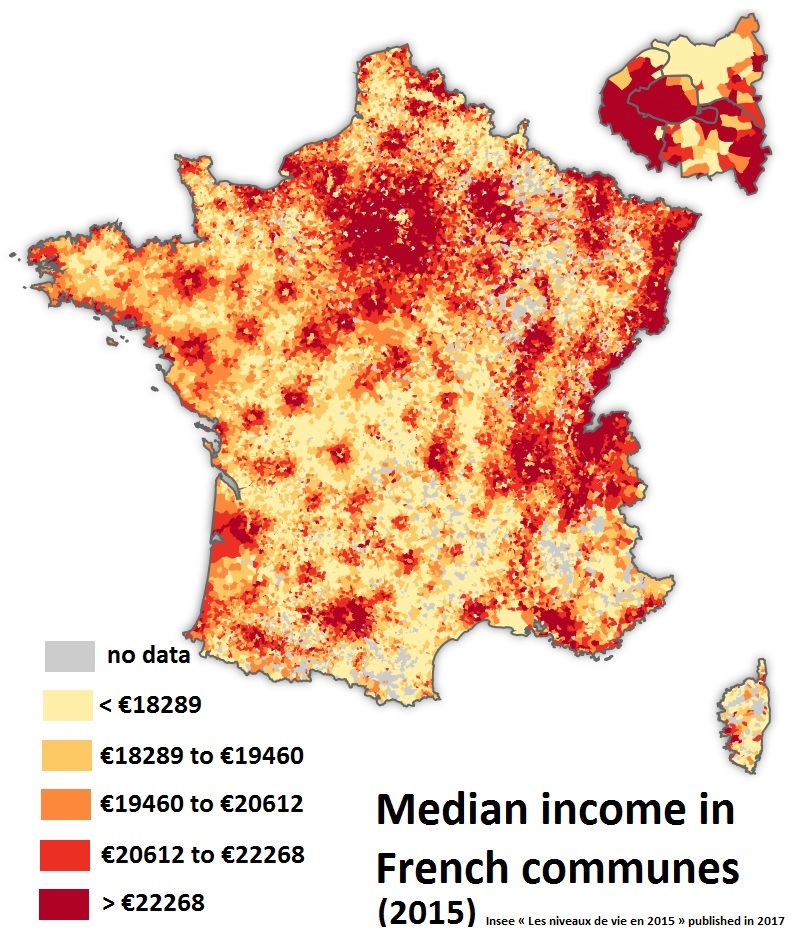 Median in French communes (2015) [792x929] r/MapPorn