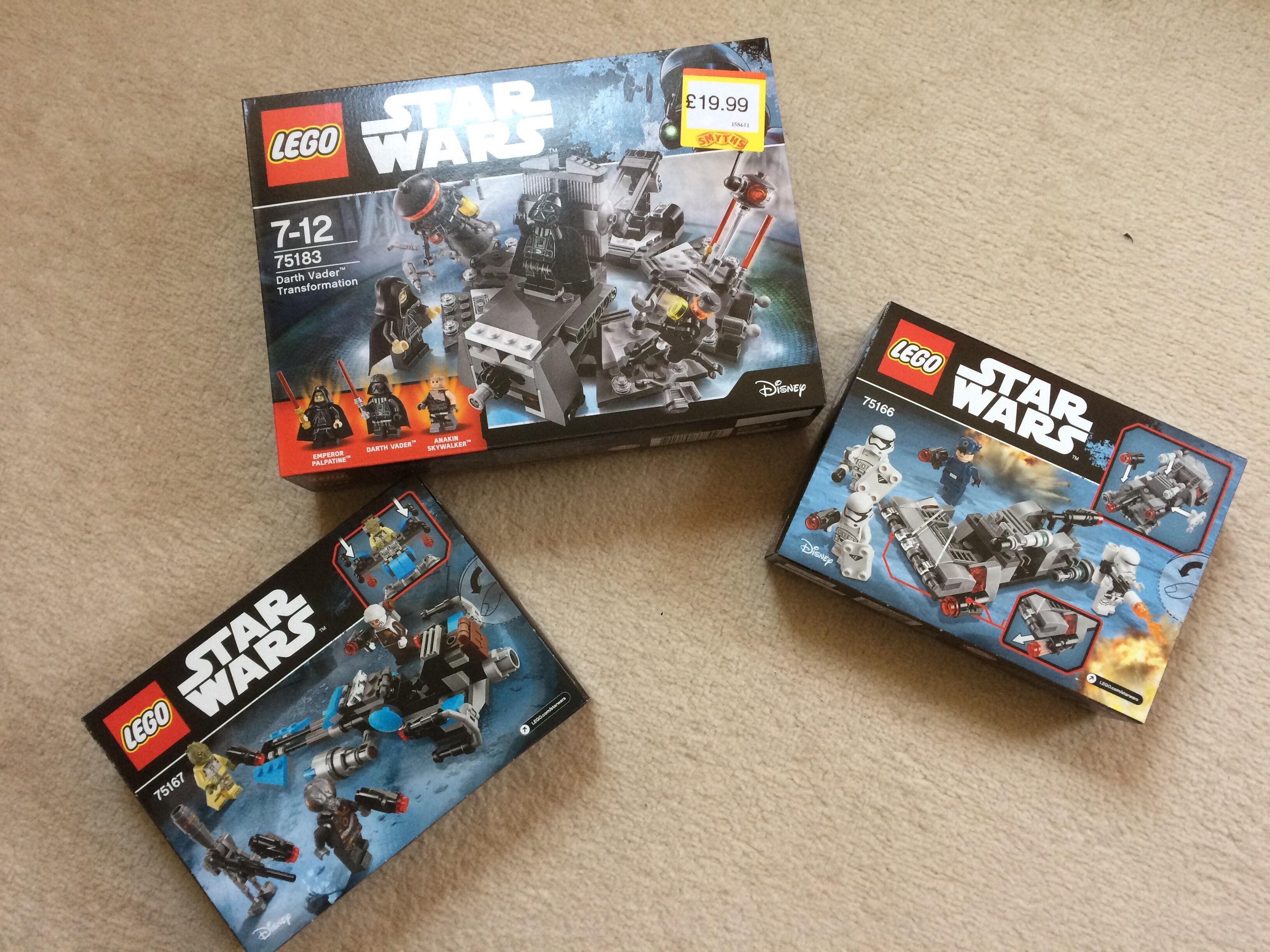 Got these today from Glasgows Smyths toy store r/legostarwars