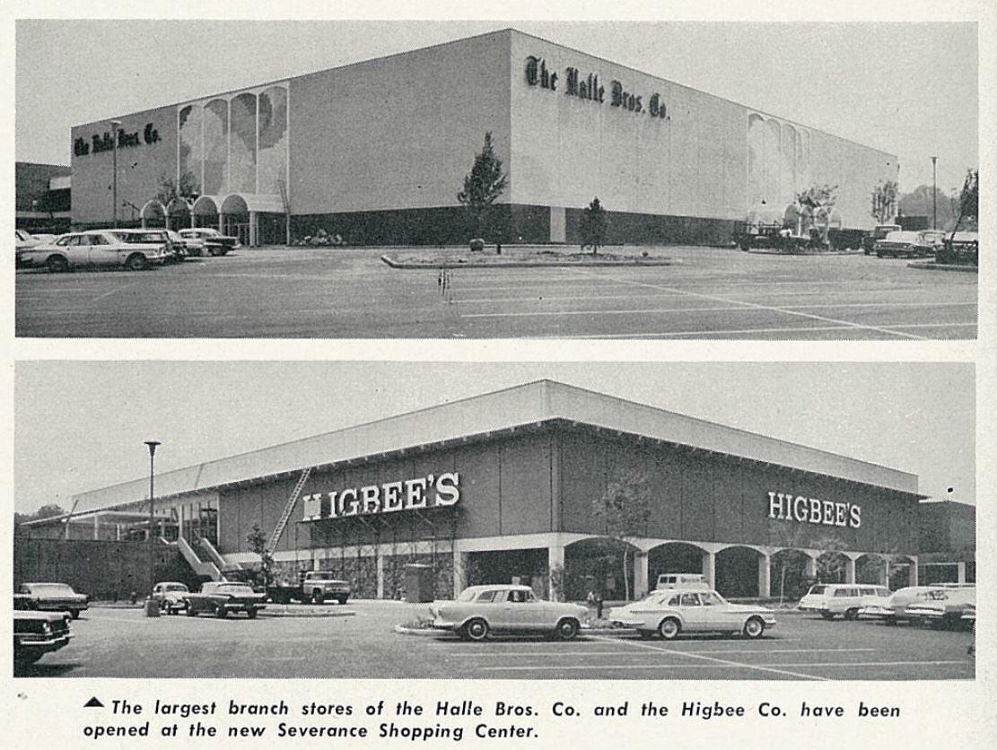 Throwback Cleveland Retail Largest branch stores of Halle Bros. and