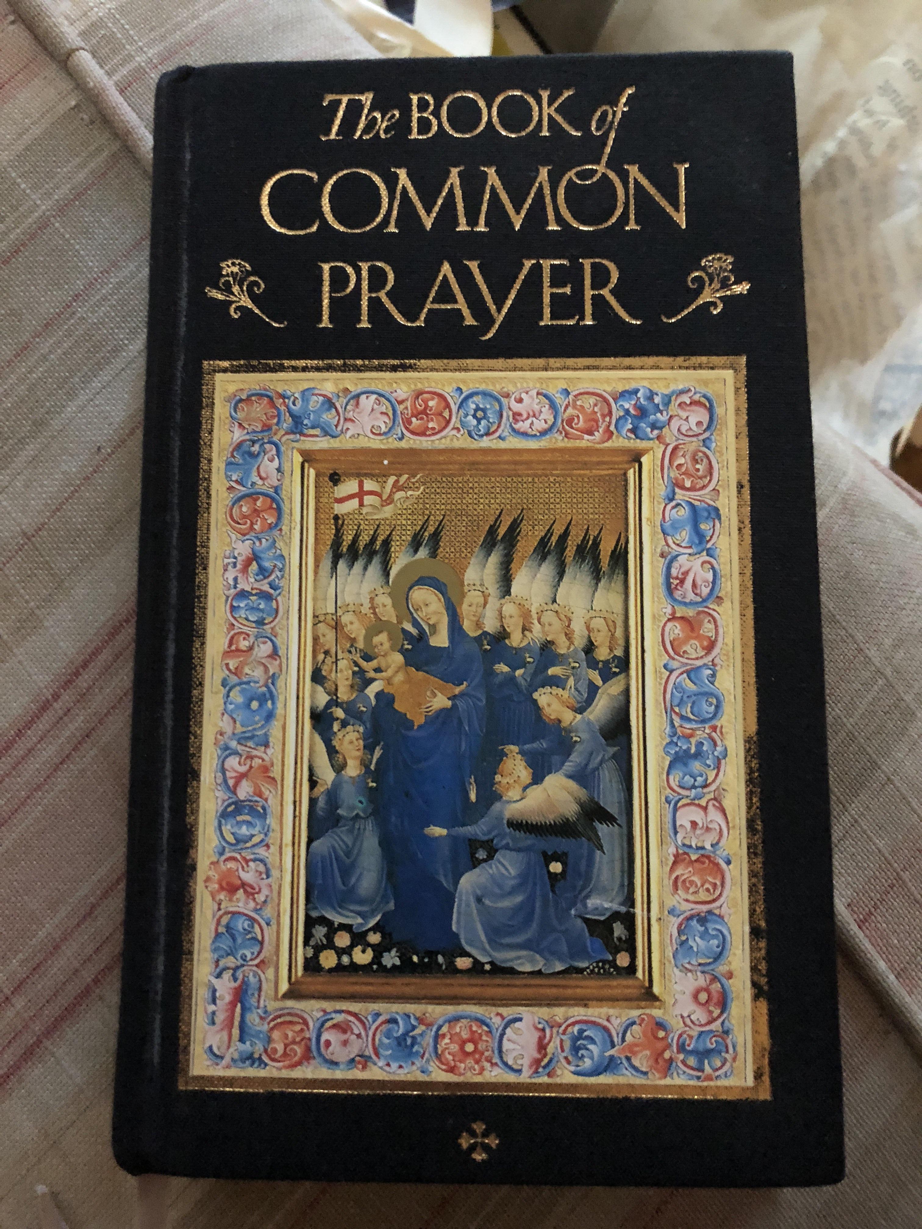 I found this Book of Common Prayer at Half Price books. Its illuminated