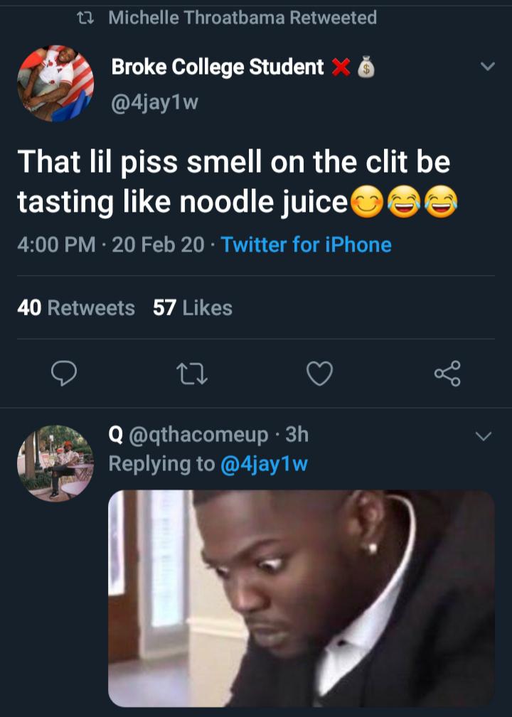 Dafuq is Noodle Juice? r/BlackPeopleTwitter