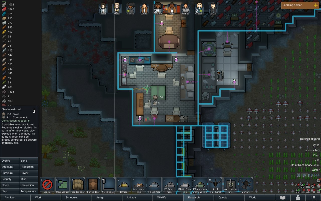 I made a mistake. Can't build at the edge of map (vertical grey line) and always get attacked by
