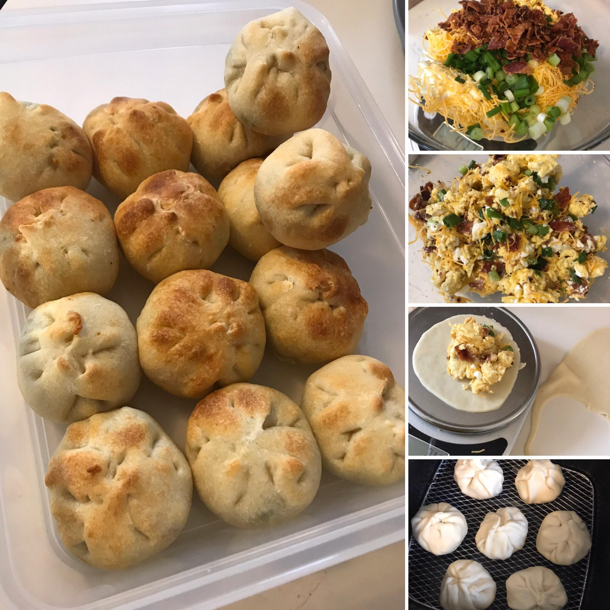 Airfryer breakfast bombs at 85 calories each! r/1200isplenty