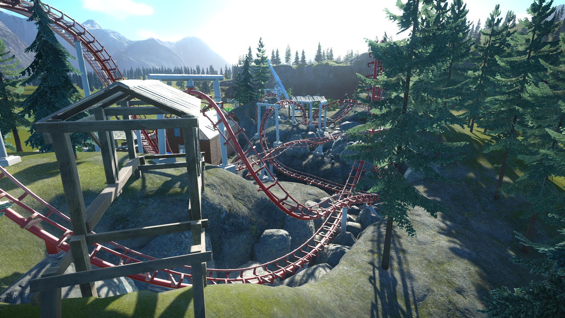 Just finished decorating my coaster Forest Run and i'm quite proud of