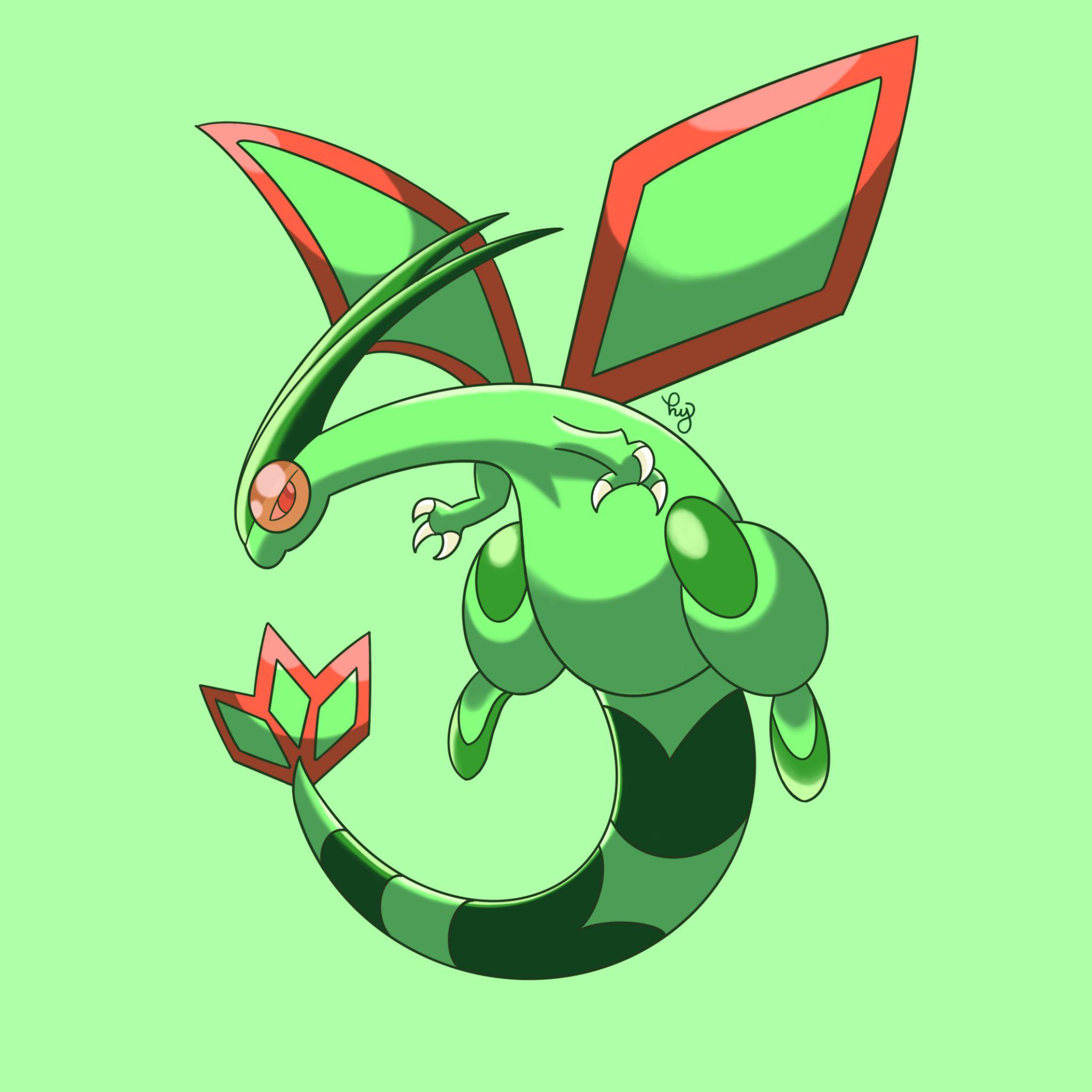 Flygon one of the best dragons. [OC] r/pokemon