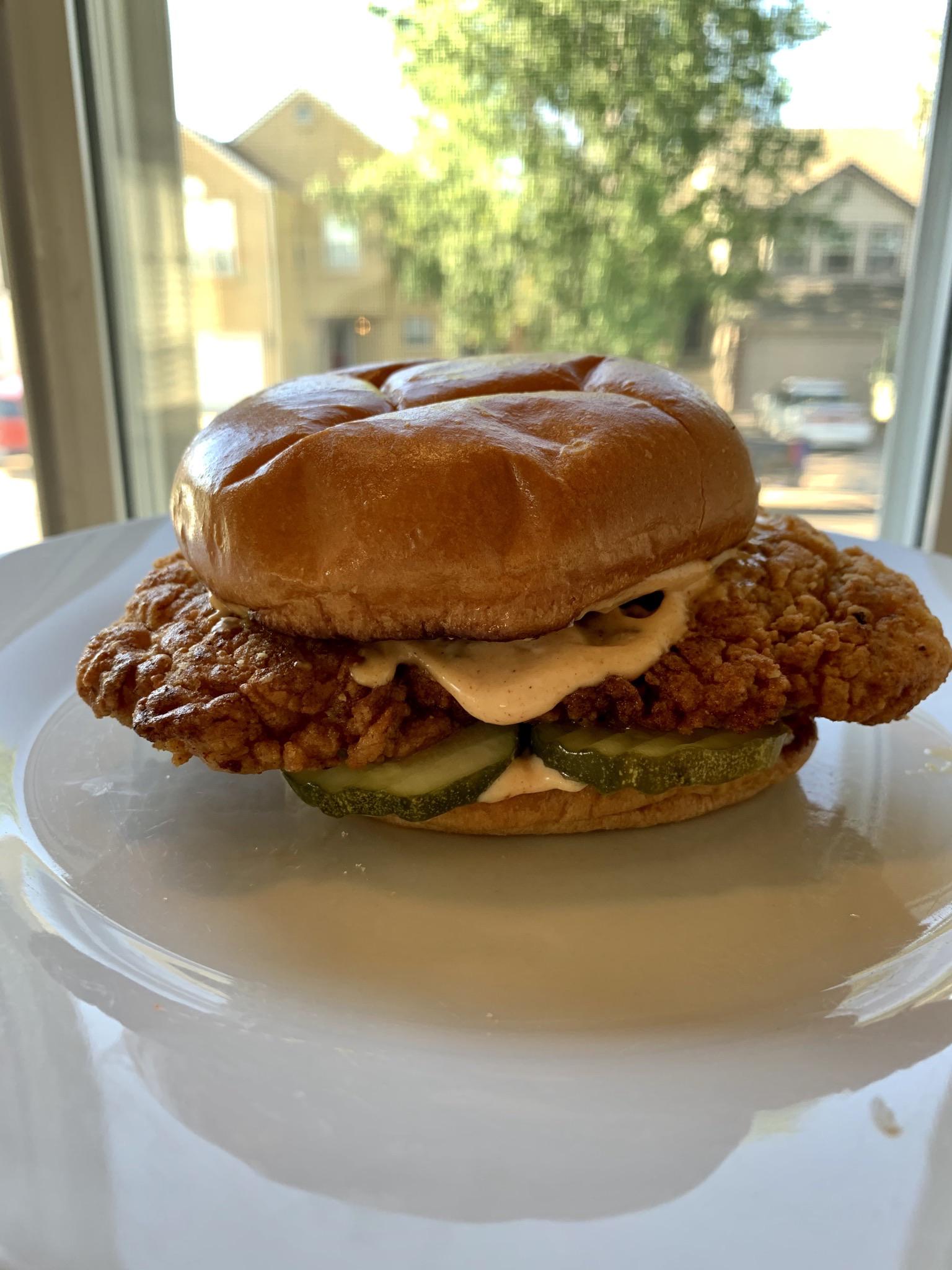 [Homemade] Spicy Chicken Sandwich r/food