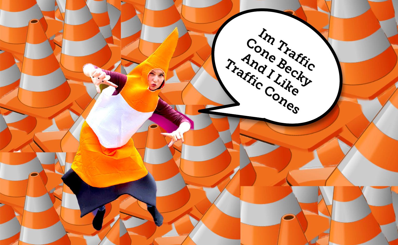 Made the traffic cone Becky wallpaper better r/JackSucksAtLife