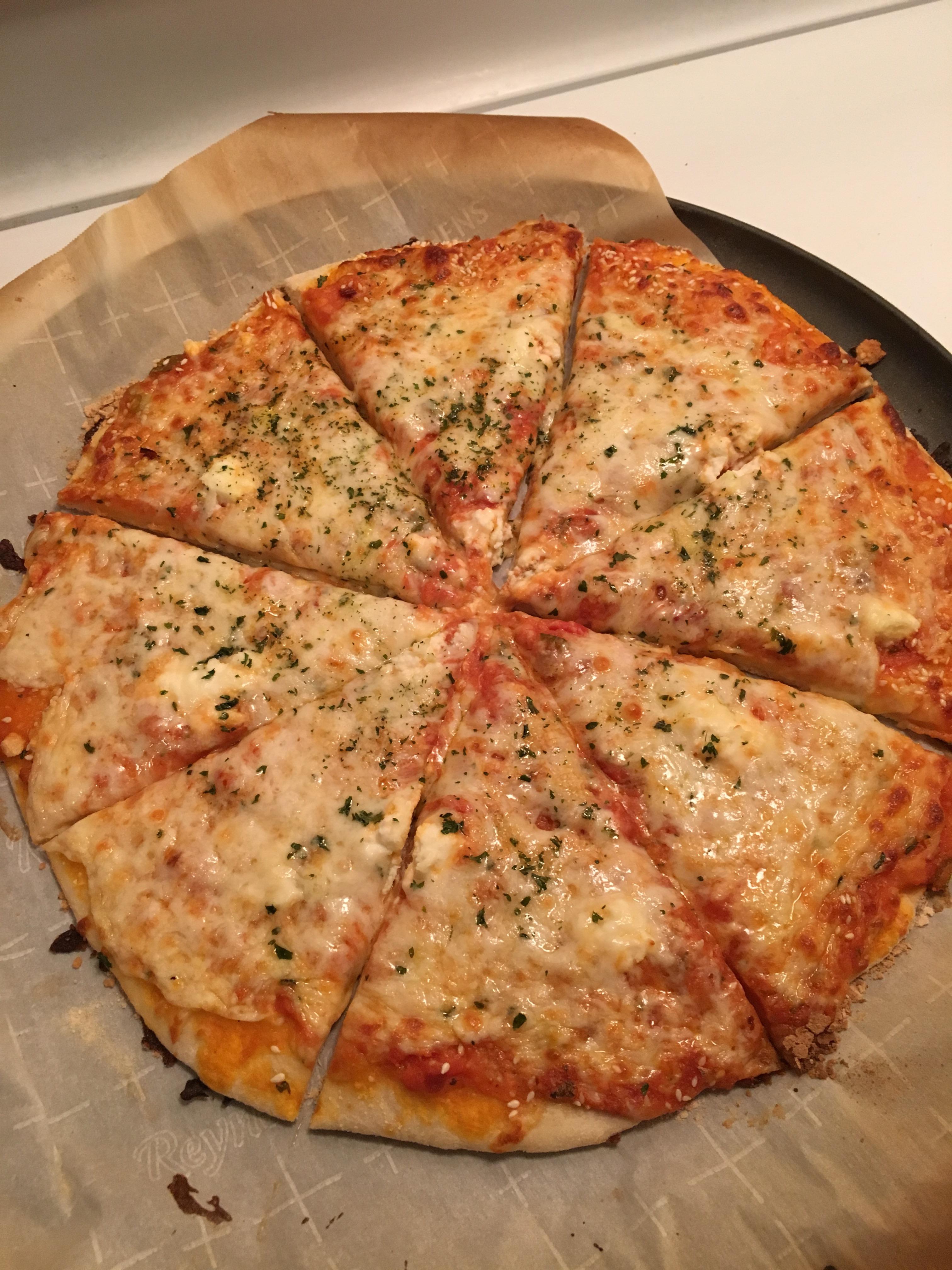 [homemade] cheese pizza r/food
