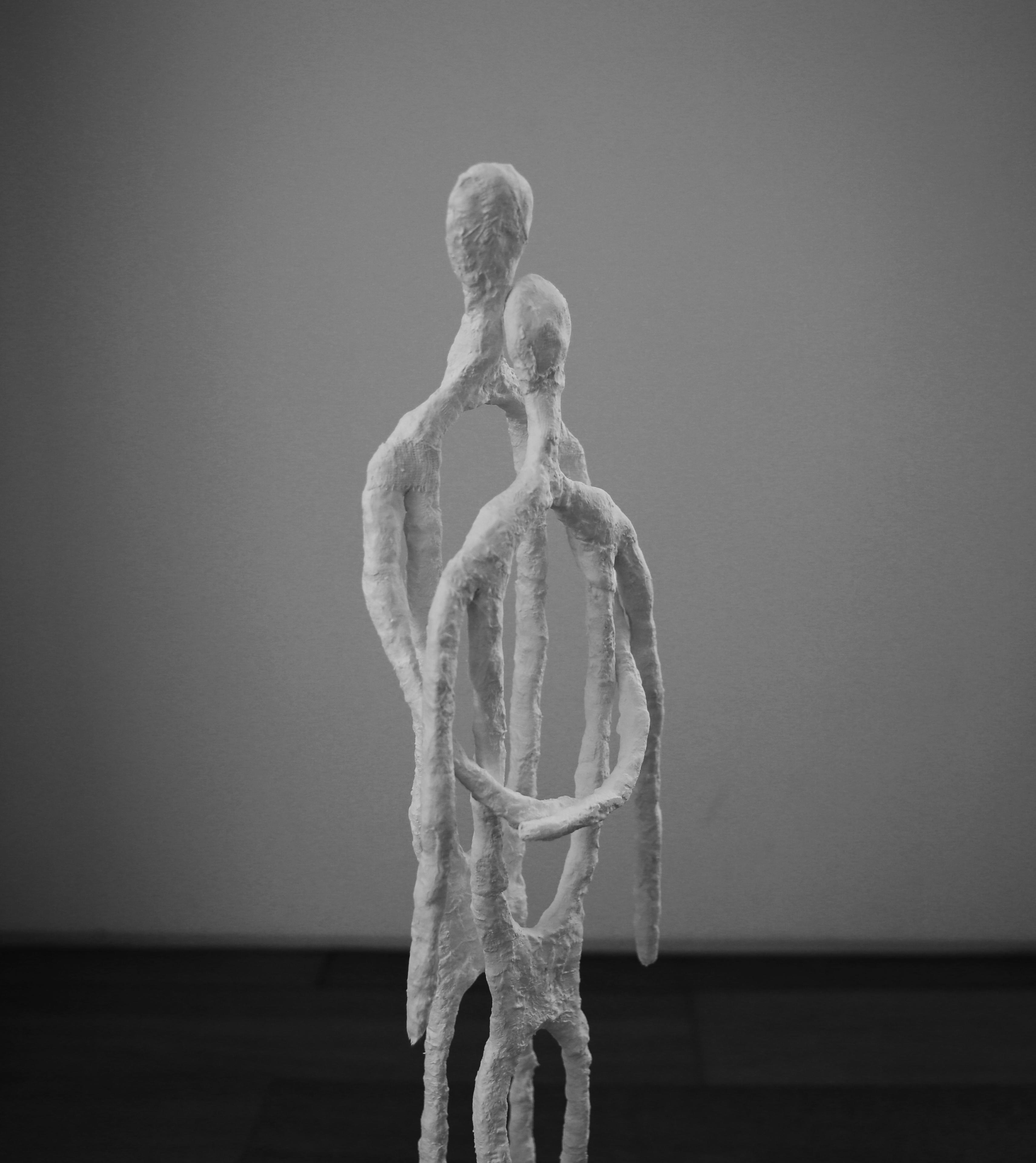 [Self] "I'm Here" My first sculpture ever, made with wire, aluminium