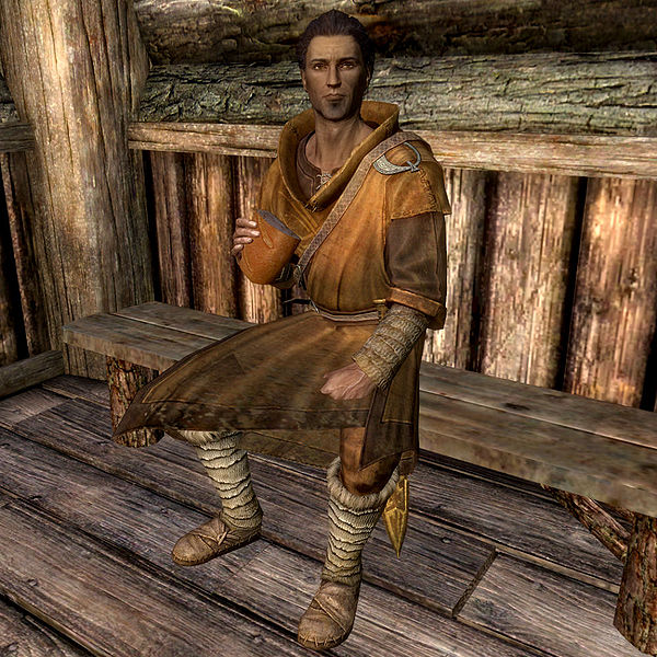 After 700+ hours of playing Skyrim I noticed that the NPCs eat bread