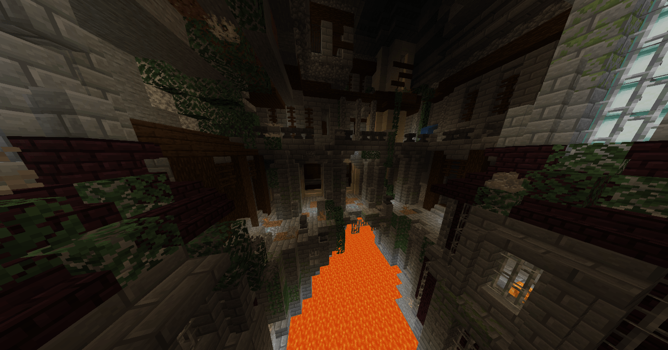 My underground manor, I found this underground ravine that leads to a